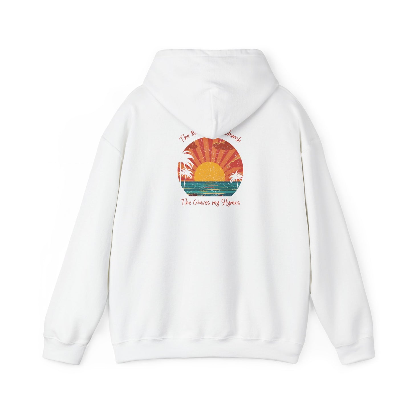Sunset Vibes Unisex Heavy Blend™ Hooded Sweatshirt - Perfect for Beach Lovers
