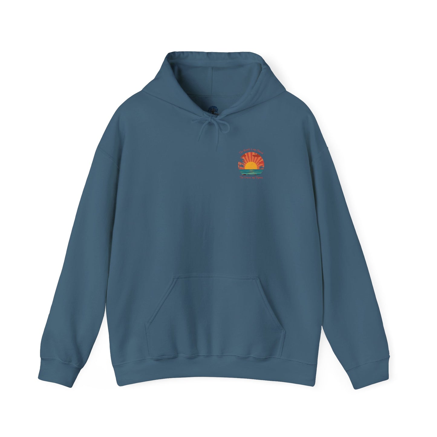 Sunset Vibes Unisex Heavy Blend™ Hooded Sweatshirt - Perfect for Beach Lovers