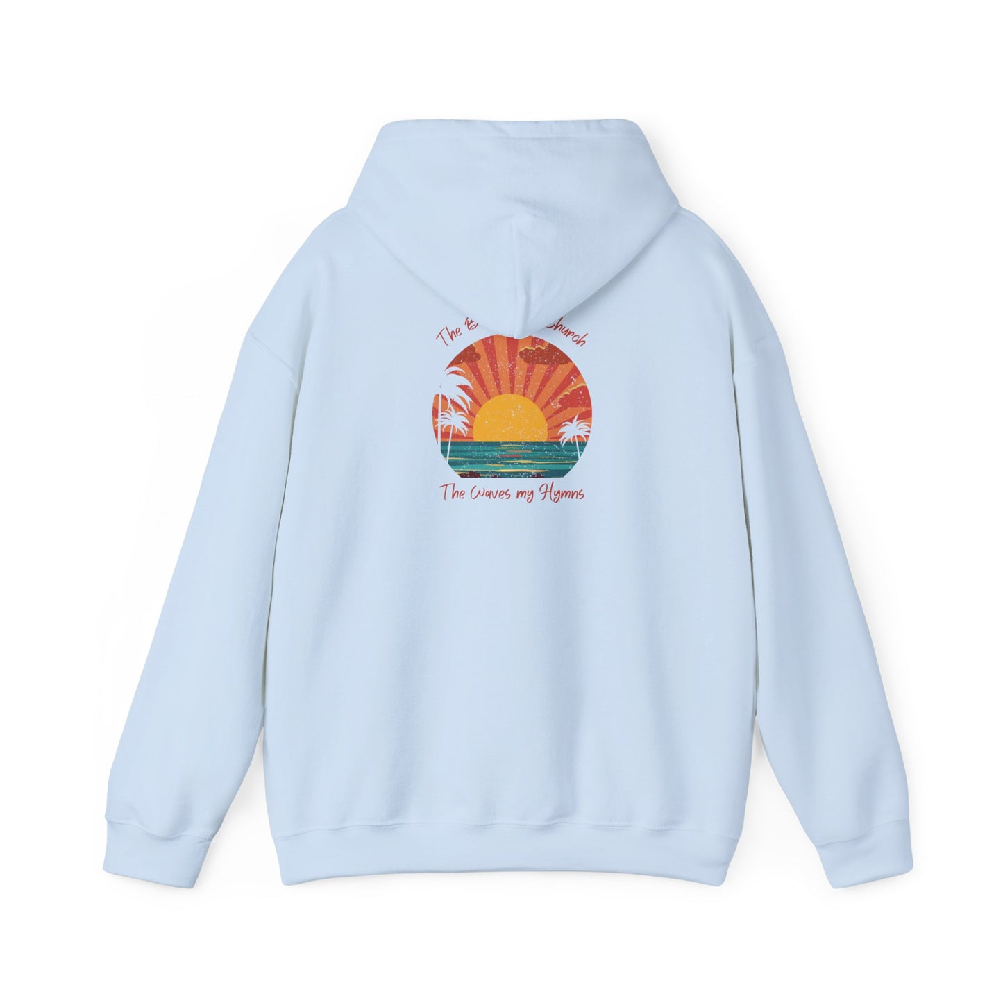 Sunset Vibes Unisex Heavy Blend™ Hooded Sweatshirt - Perfect for Beach Lovers