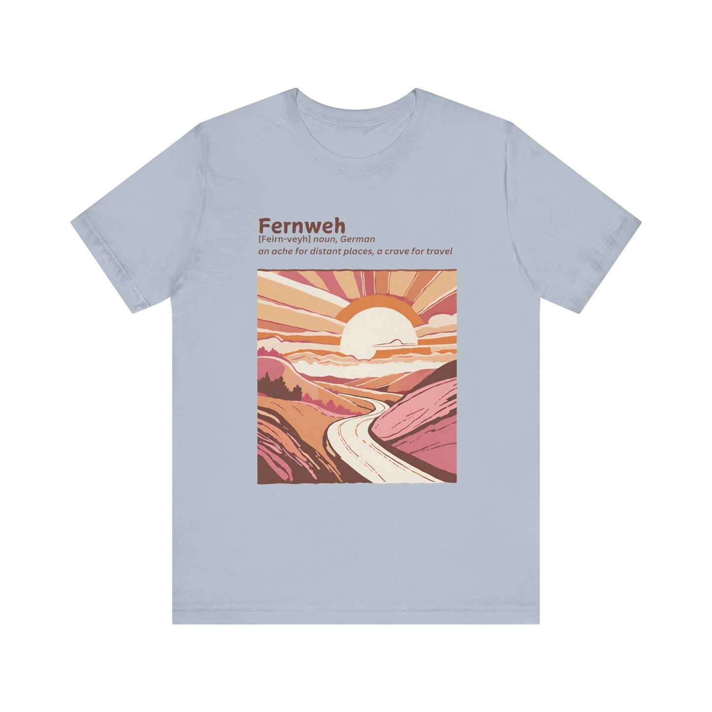 Fernweh - Road Trip Unisex Tee - Daydreaming of Music