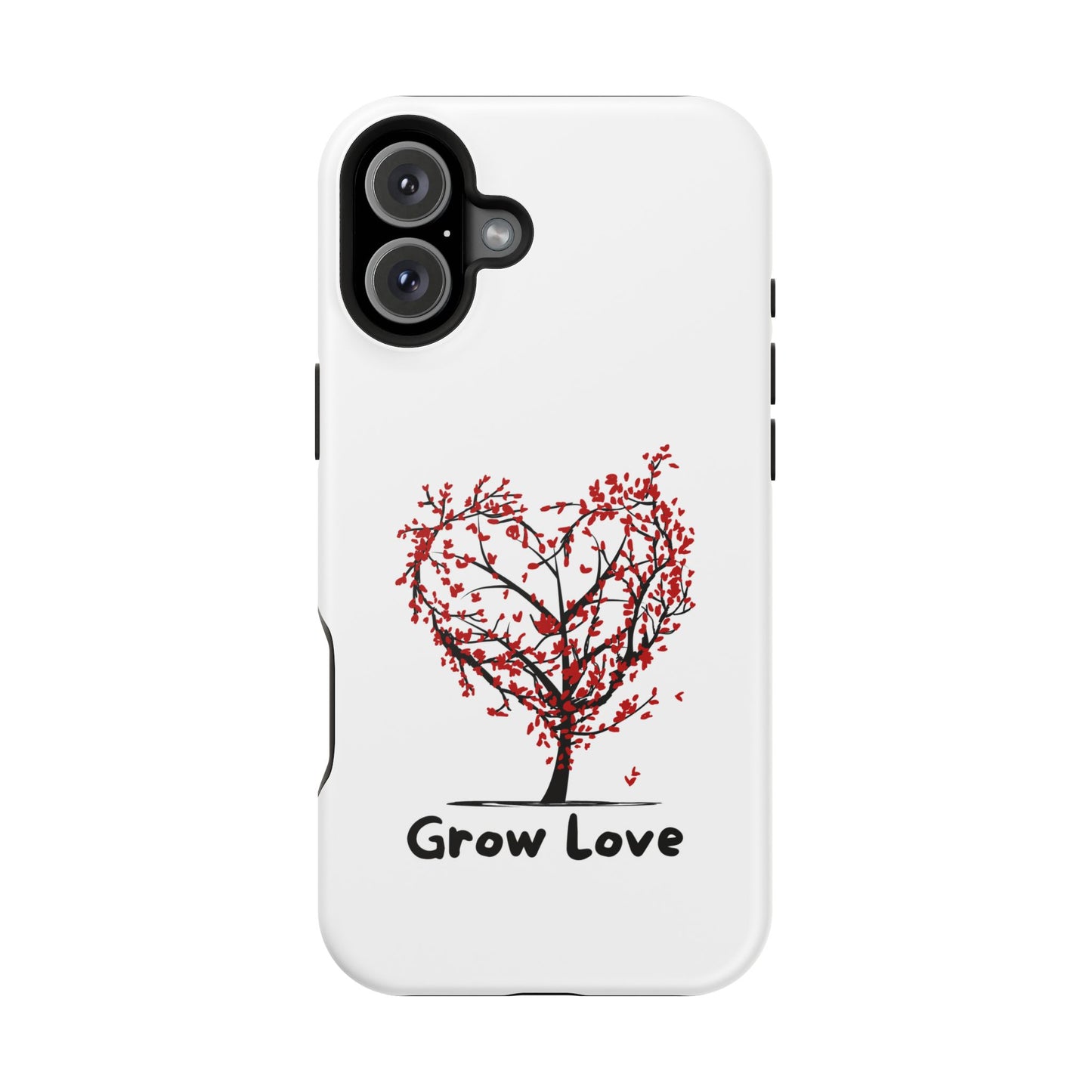 Grow Love Impact-Resistant Phone Case - Heart Tree Design