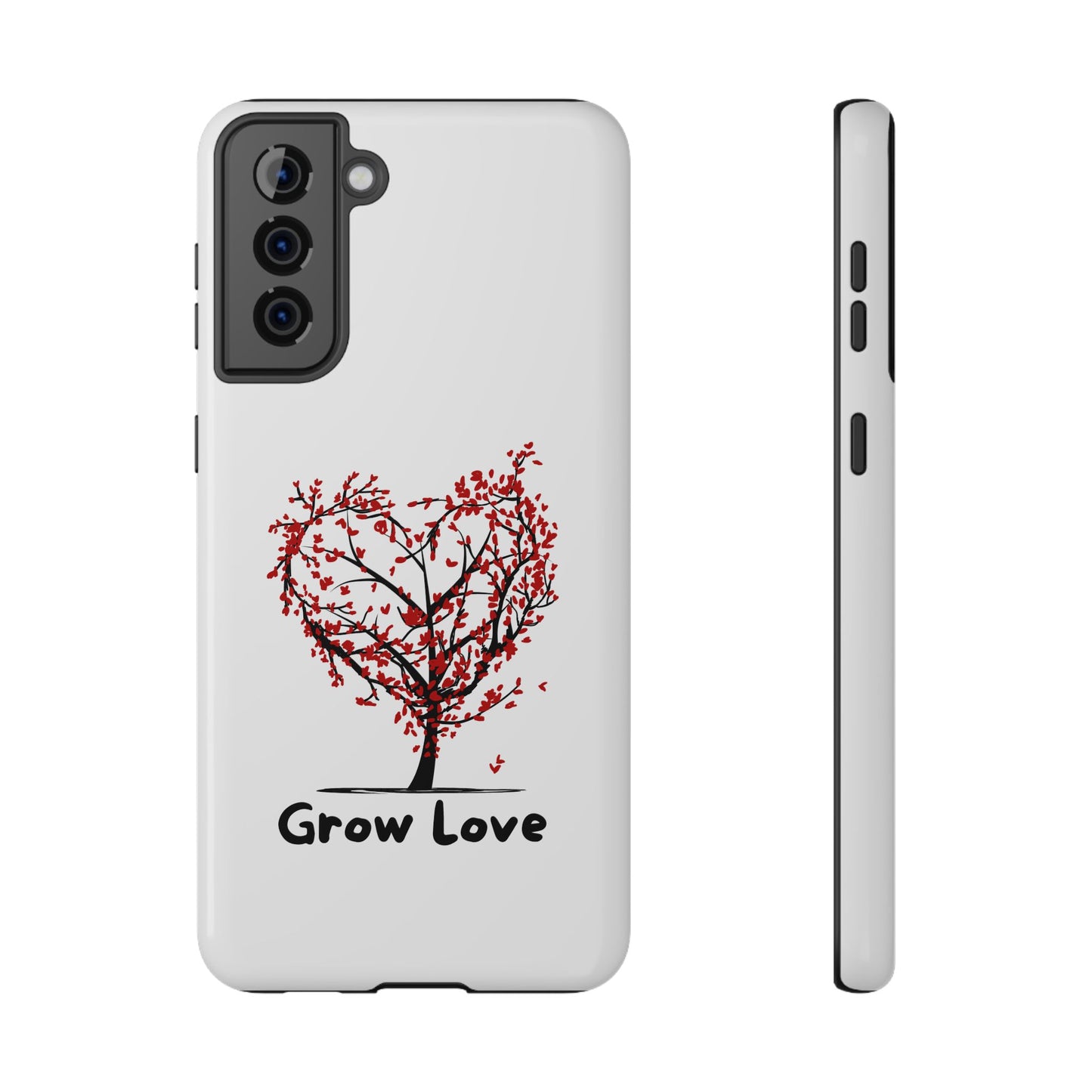 Grow Love Impact-Resistant Phone Case - Heart Tree Design