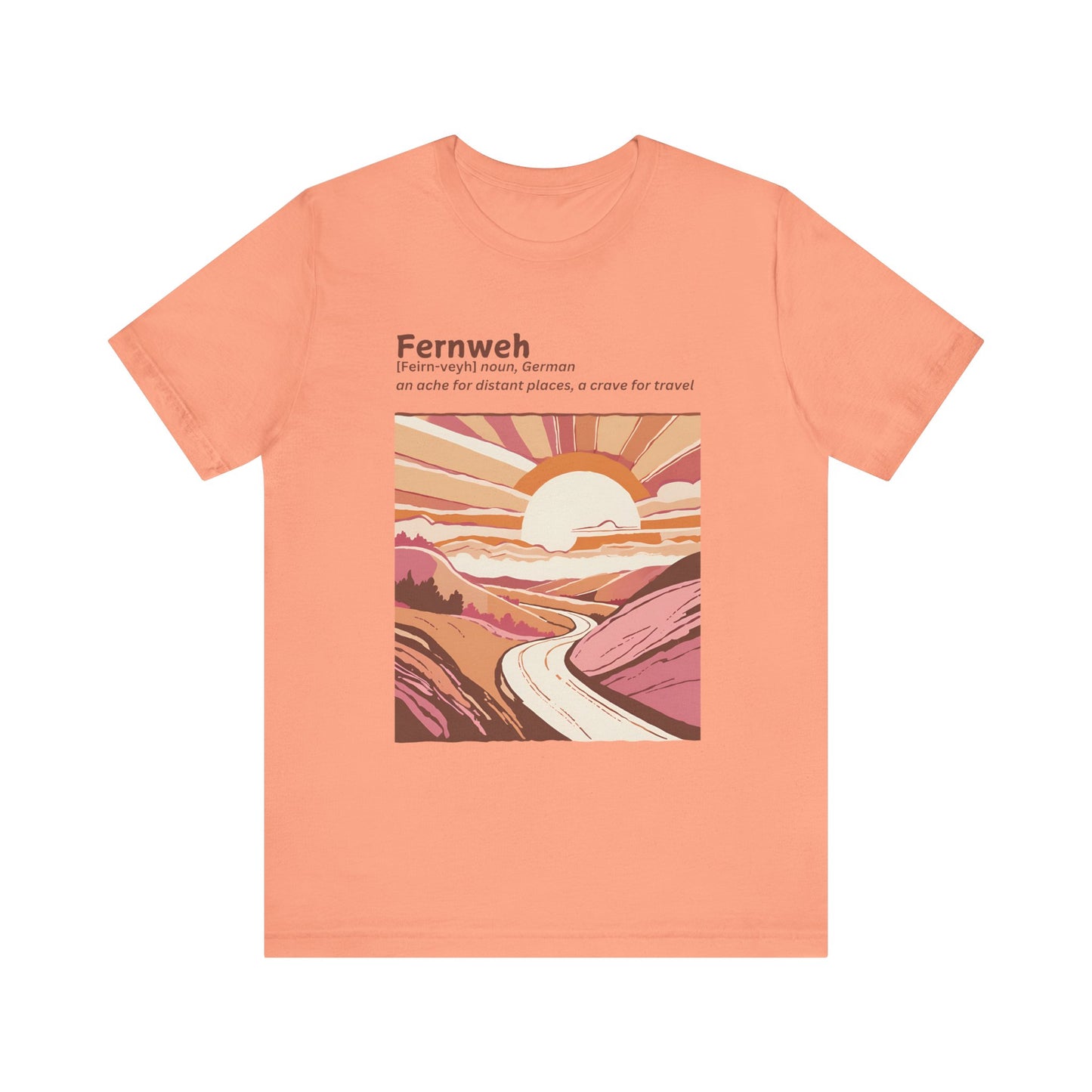 Fernweh - Road Trip Unisex Tee - Daydreaming of Music