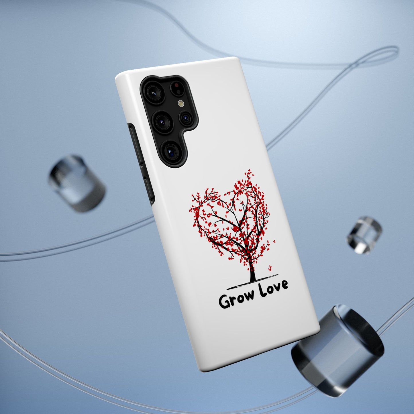 Grow Love Impact-Resistant Phone Case - Heart Tree Design