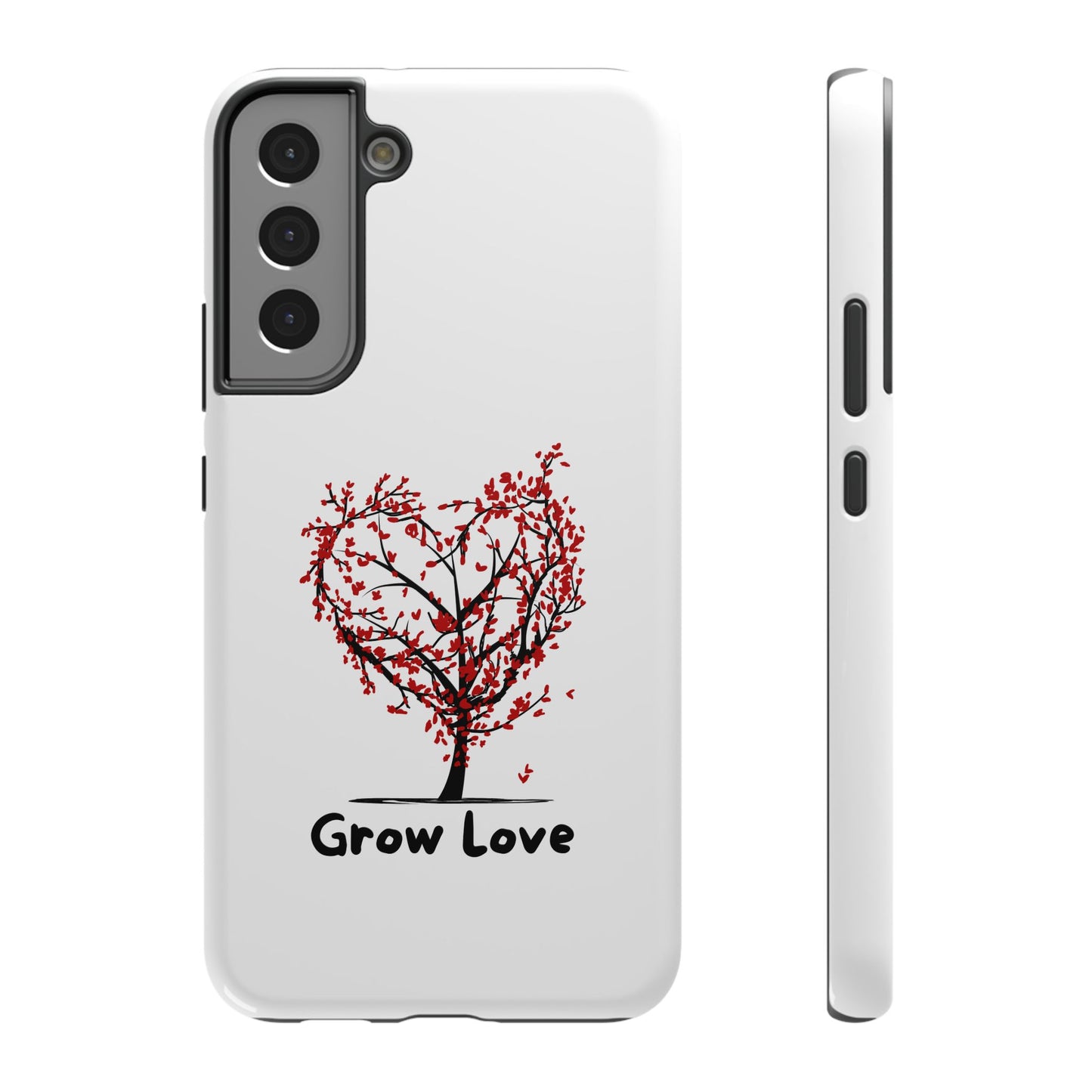 Grow Love Impact-Resistant Phone Case - Heart Tree Design