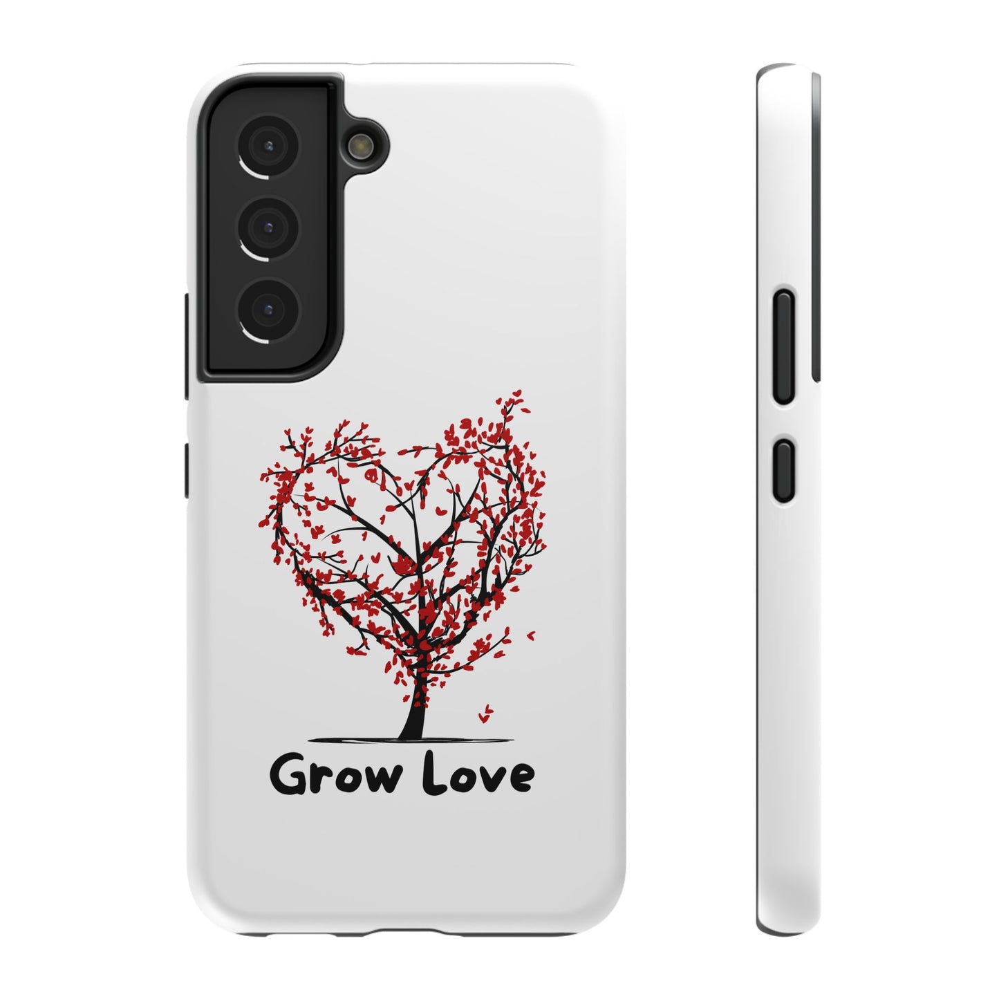 Grow Love Impact-Resistant Phone Case - Heart Tree Design