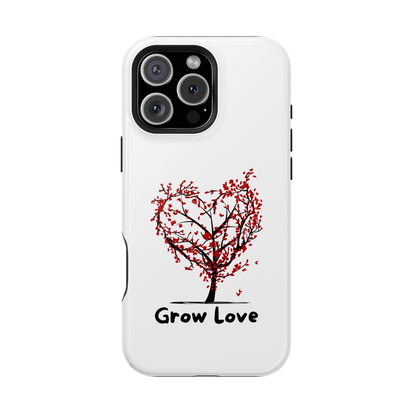Grow Love Impact-Resistant Phone Case - Heart Tree Design