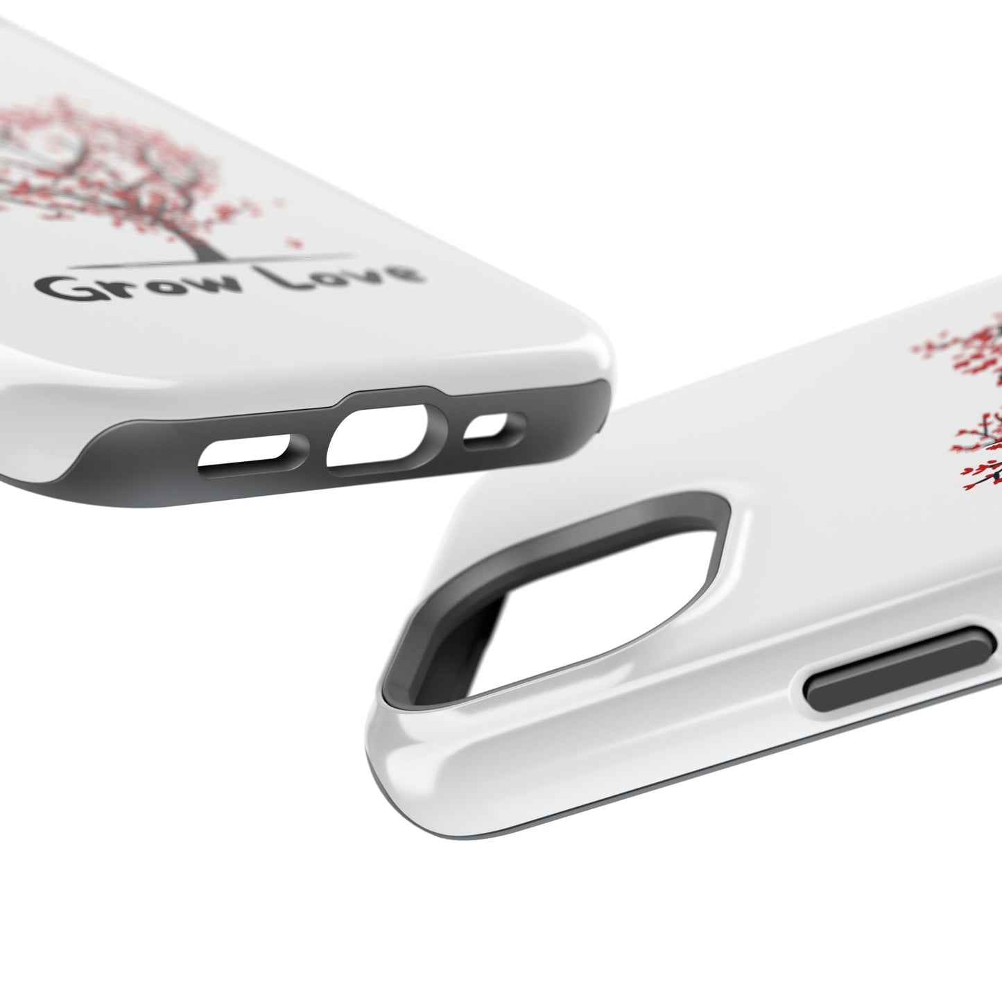 Grow Love Impact-Resistant Phone Case - Heart Tree Design