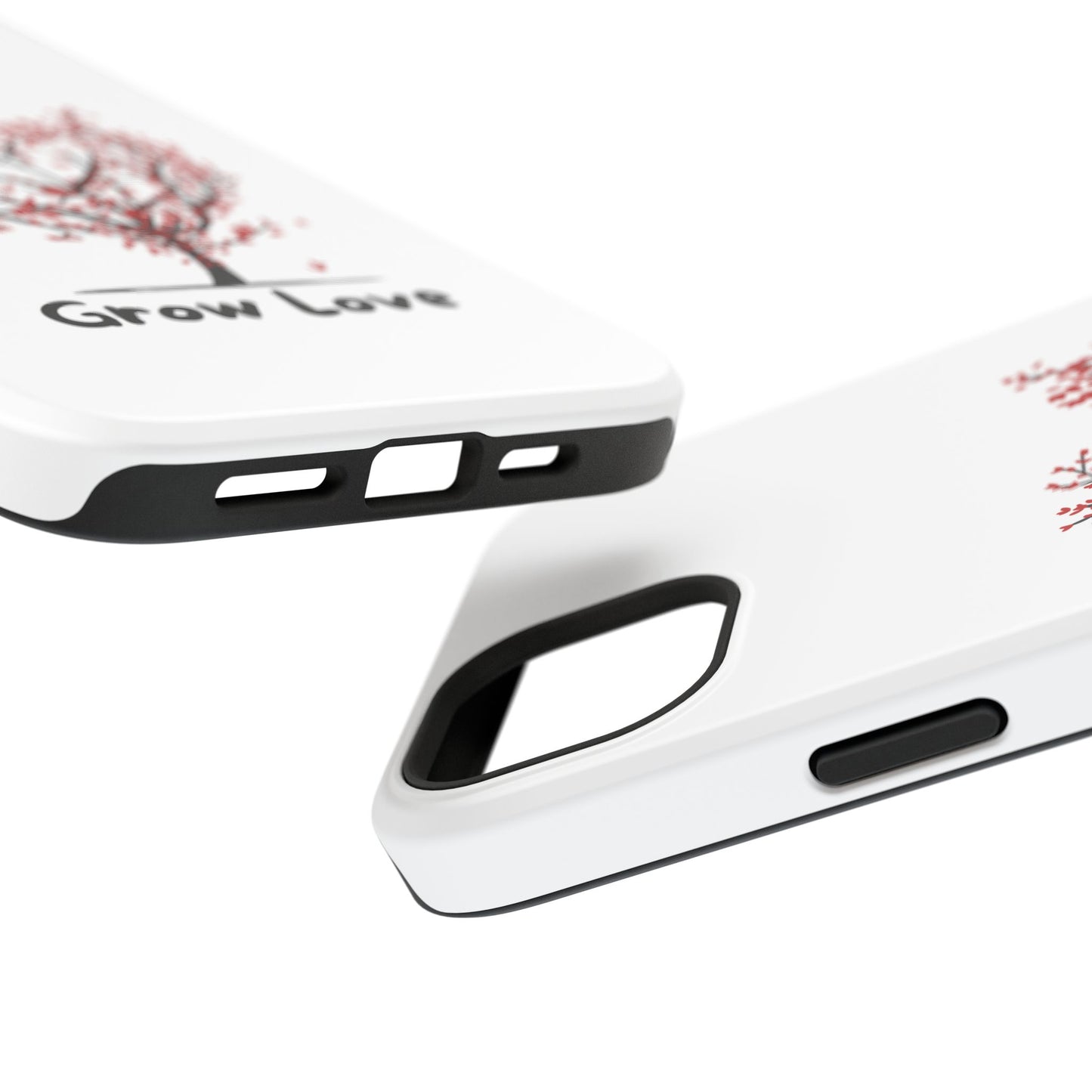 Grow Love Impact-Resistant Phone Case - Heart Tree Design