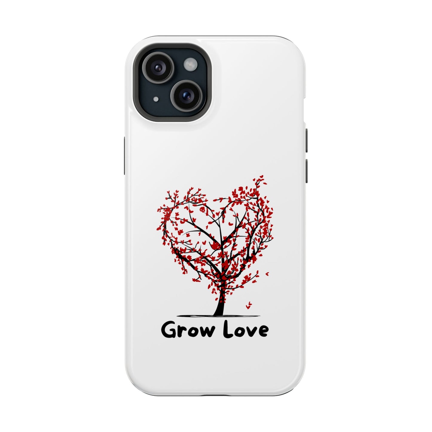 Grow Love Impact-Resistant Phone Case - Heart Tree Design