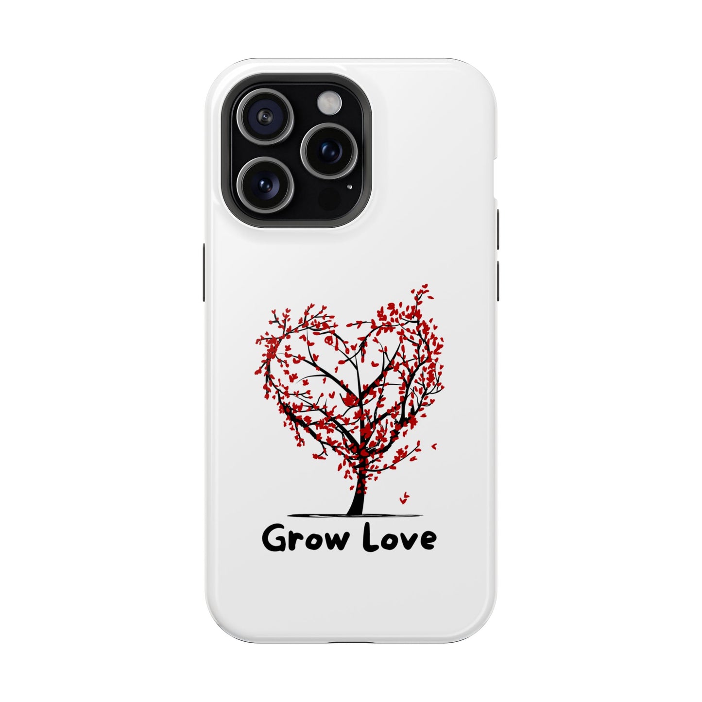 Grow Love Impact-Resistant Phone Case - Heart Tree Design