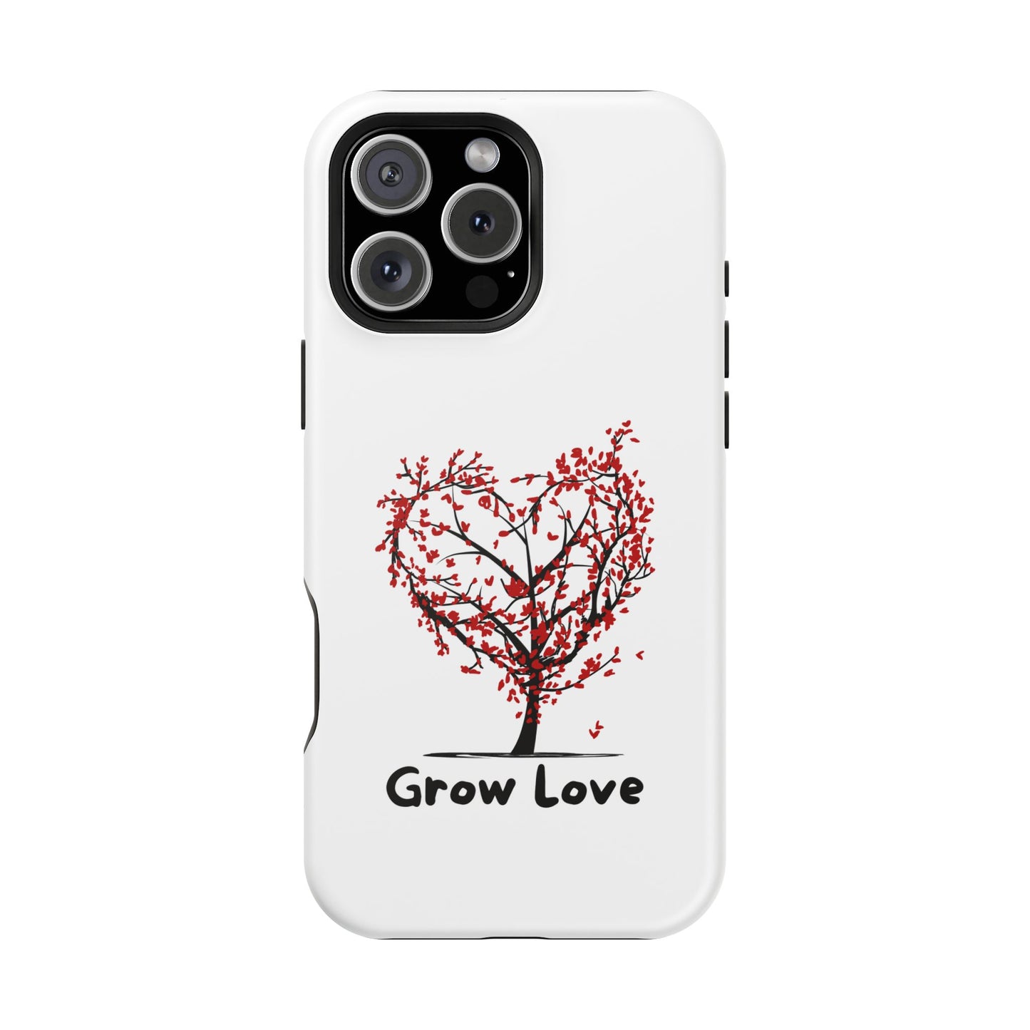Grow Love Impact-Resistant Phone Case - Heart Tree Design