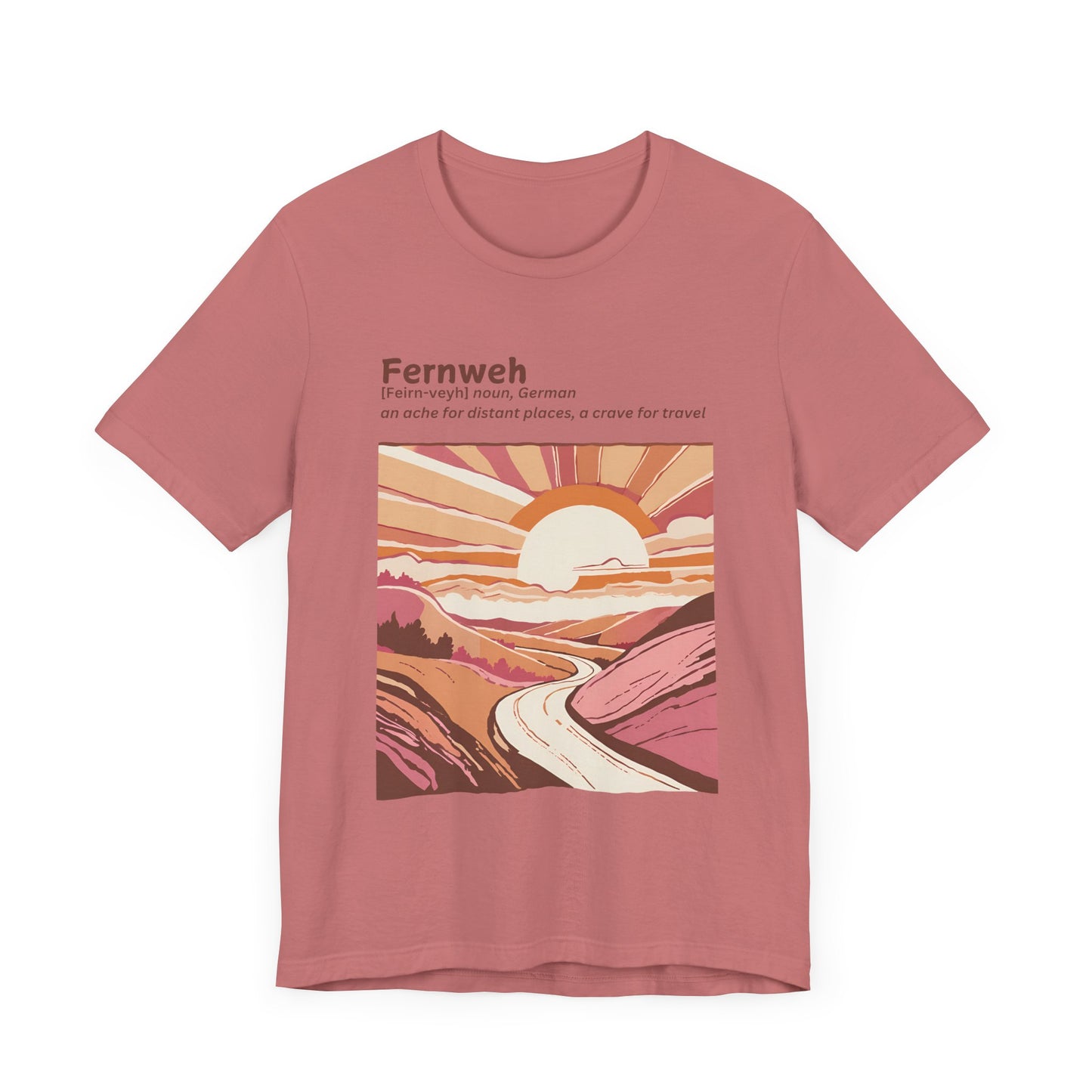 Fernweh - Road Trip Unisex Tee - Daydreaming of Music