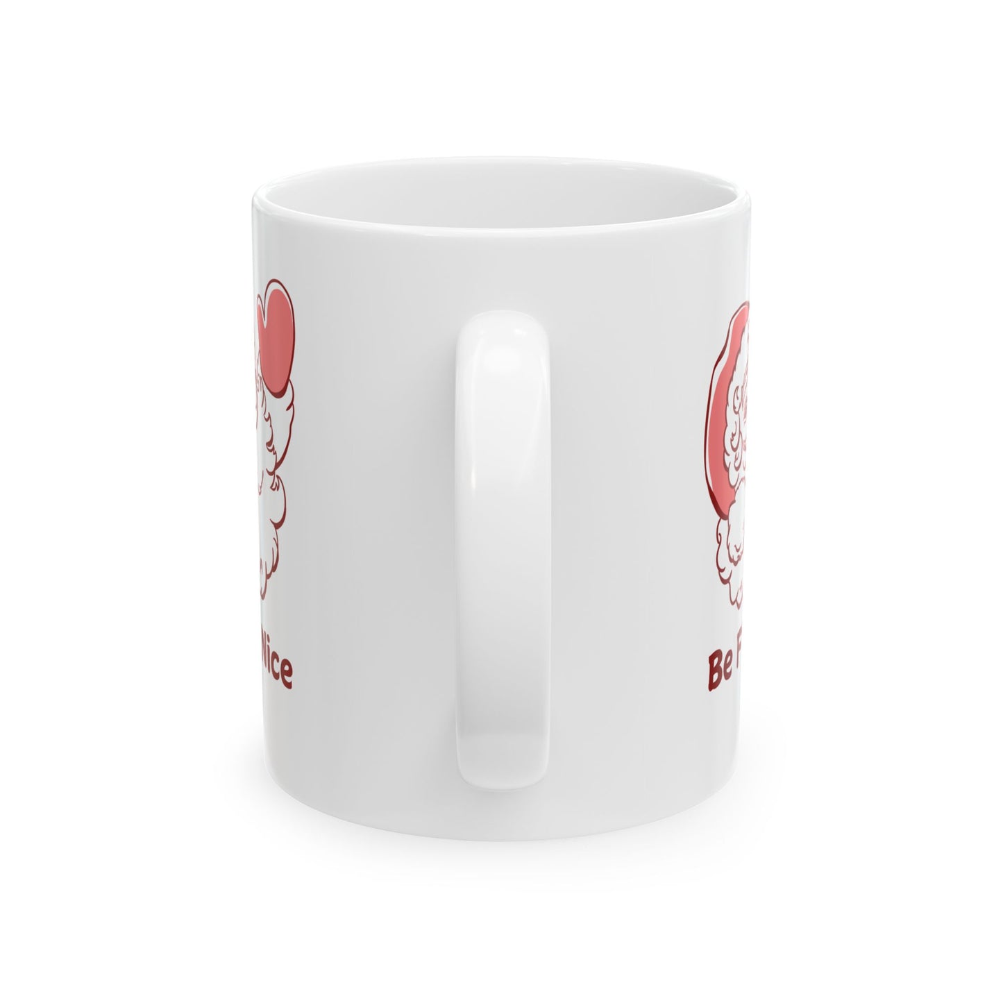 Mug - Santa is Watching Ceramic Mug, Be Nice Design
