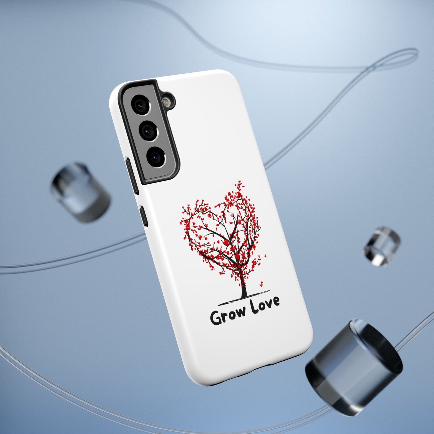 Grow Love Impact-Resistant Phone Case - Heart Tree Design