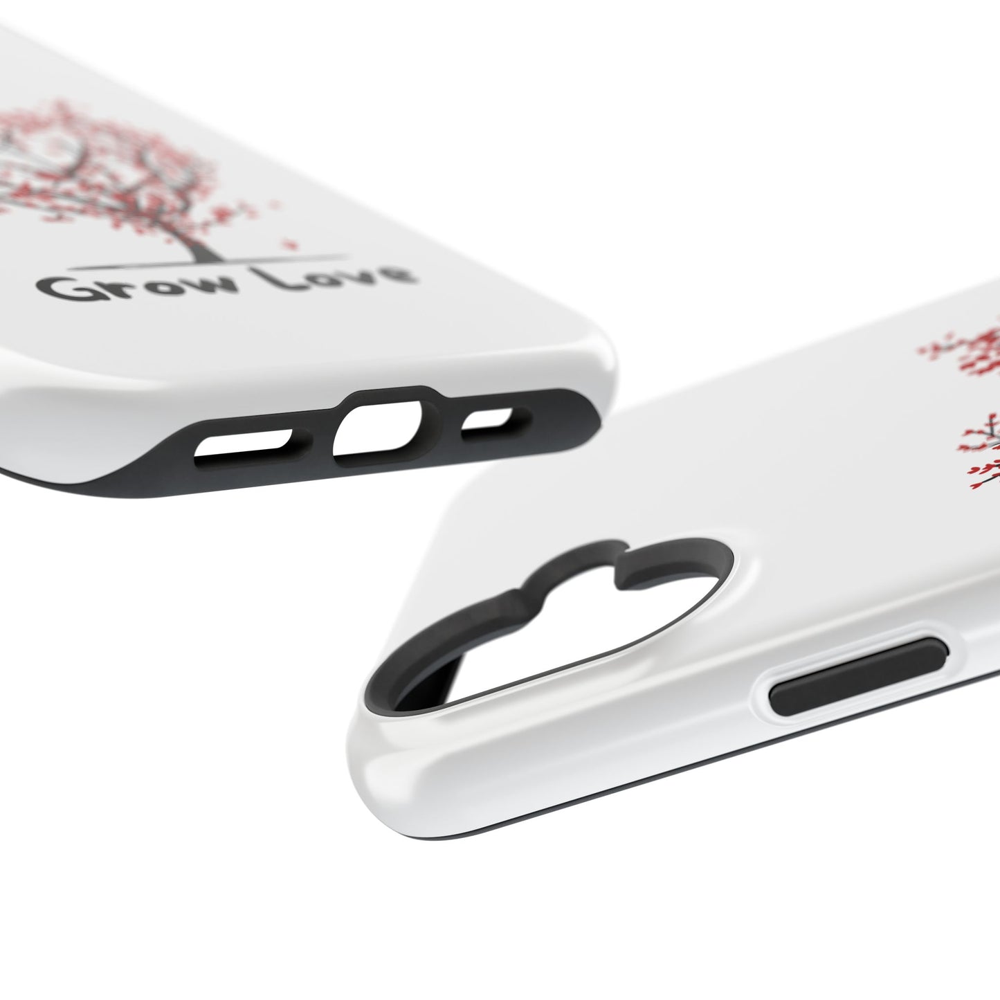 Grow Love Impact-Resistant Phone Case - Heart Tree Design