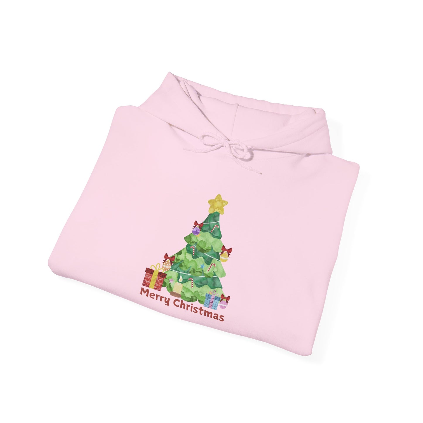 Merry Christmas Tree Hoodie - Unisex Heavy Blend™ Sweatshirt
