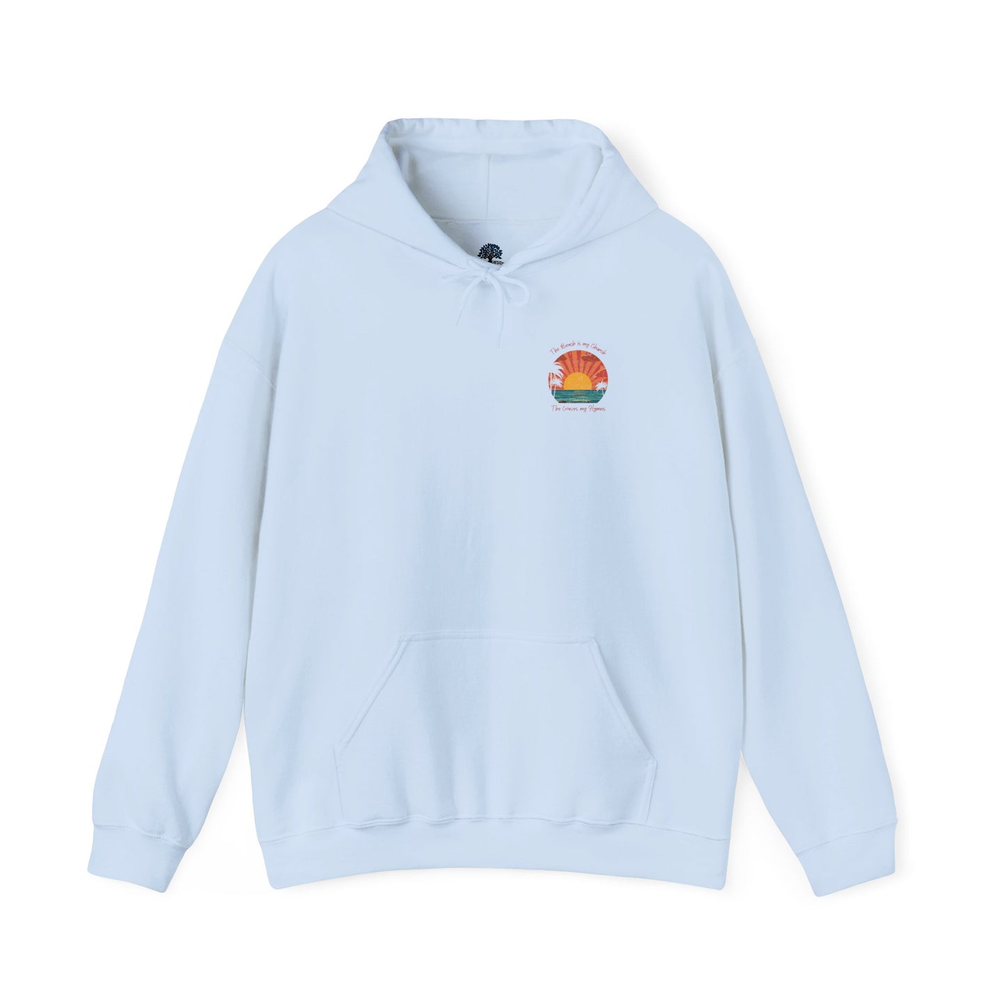 Sunset Vibes Unisex Heavy Blend™ Hooded Sweatshirt - Perfect for Beach Lovers