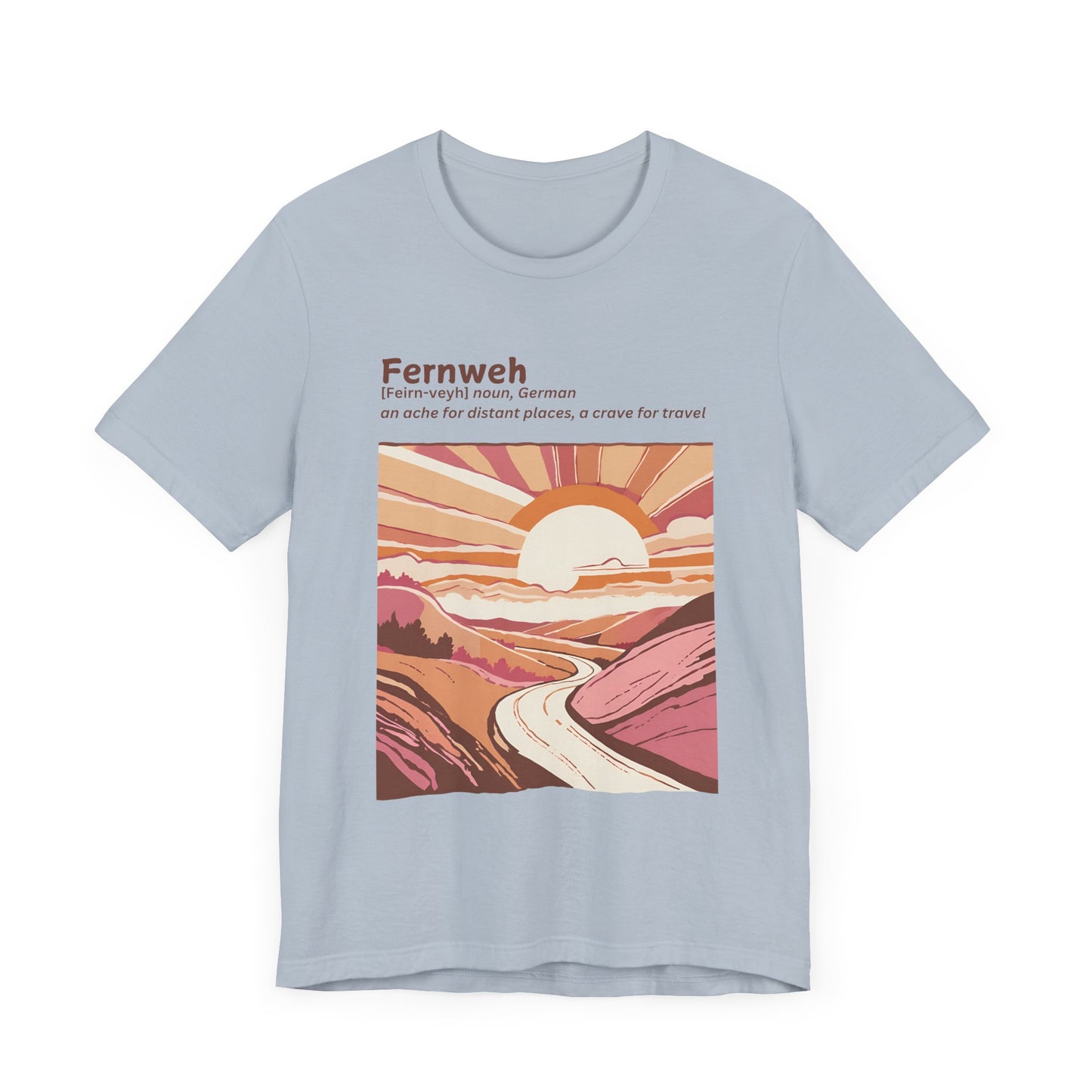 Fernweh - Road Trip Unisex Tee - Daydreaming of Music