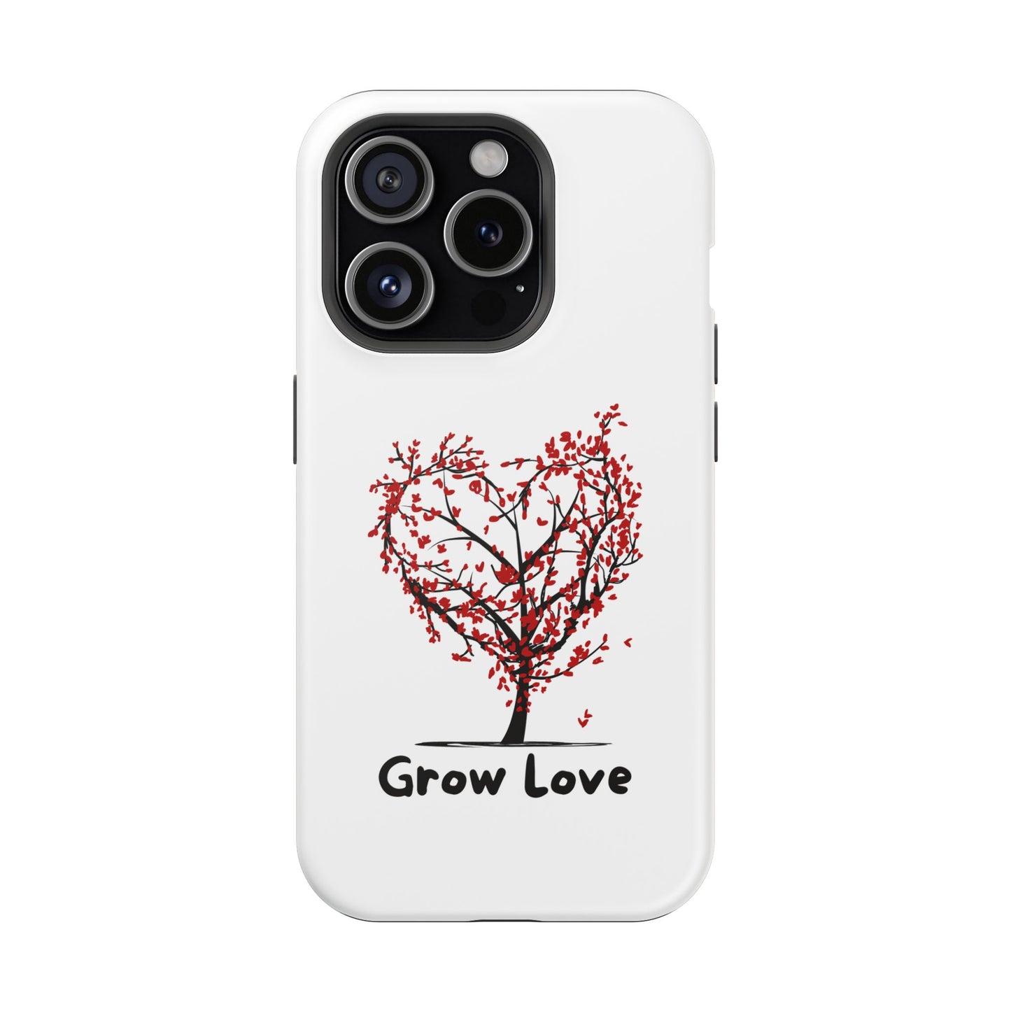 Grow Love Impact-Resistant Phone Case - Heart Tree Design