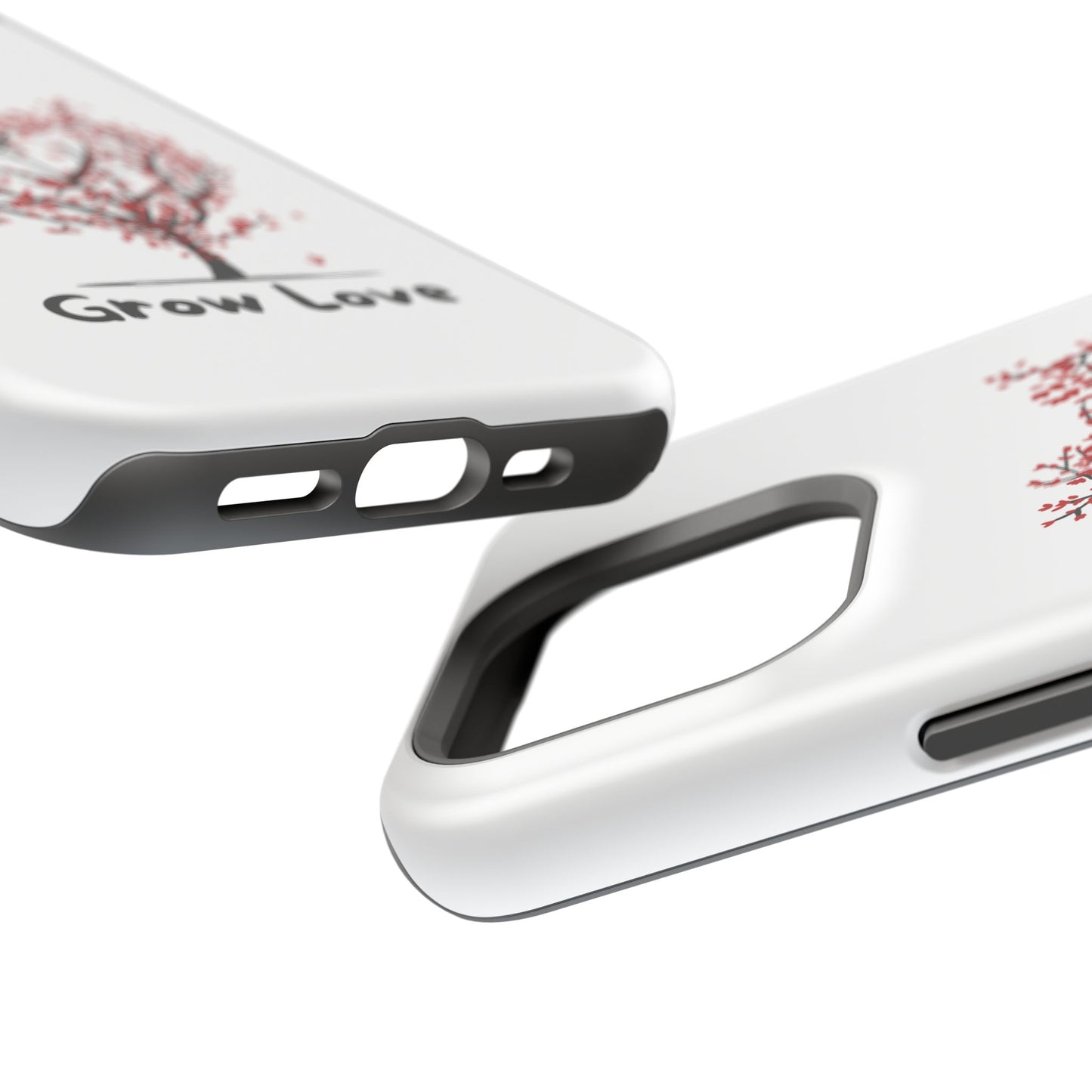 Grow Love Impact-Resistant Phone Case - Heart Tree Design