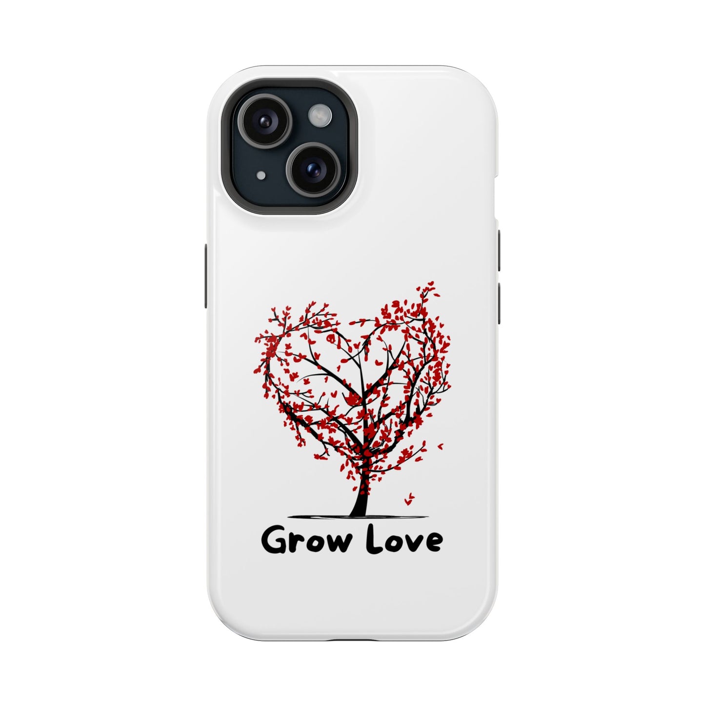 Grow Love Impact-Resistant Phone Case - Heart Tree Design