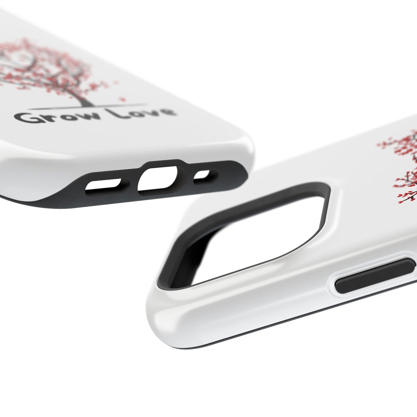 Grow Love Impact-Resistant Phone Case - Heart Tree Design