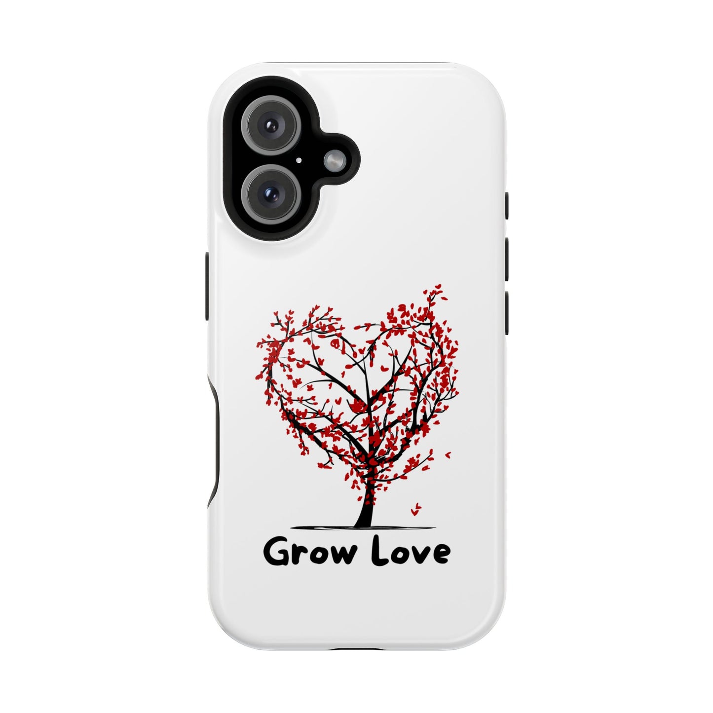 Grow Love Impact-Resistant Phone Case - Heart Tree Design