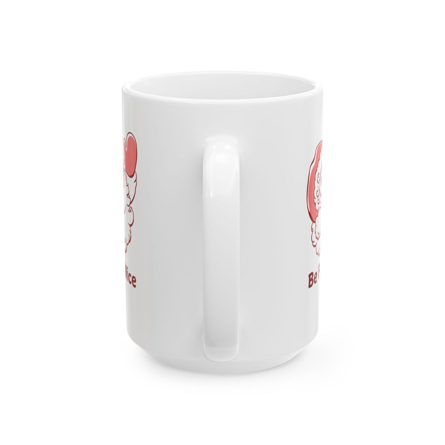 Mug - Santa is Watching Ceramic Mug, Be Nice Design