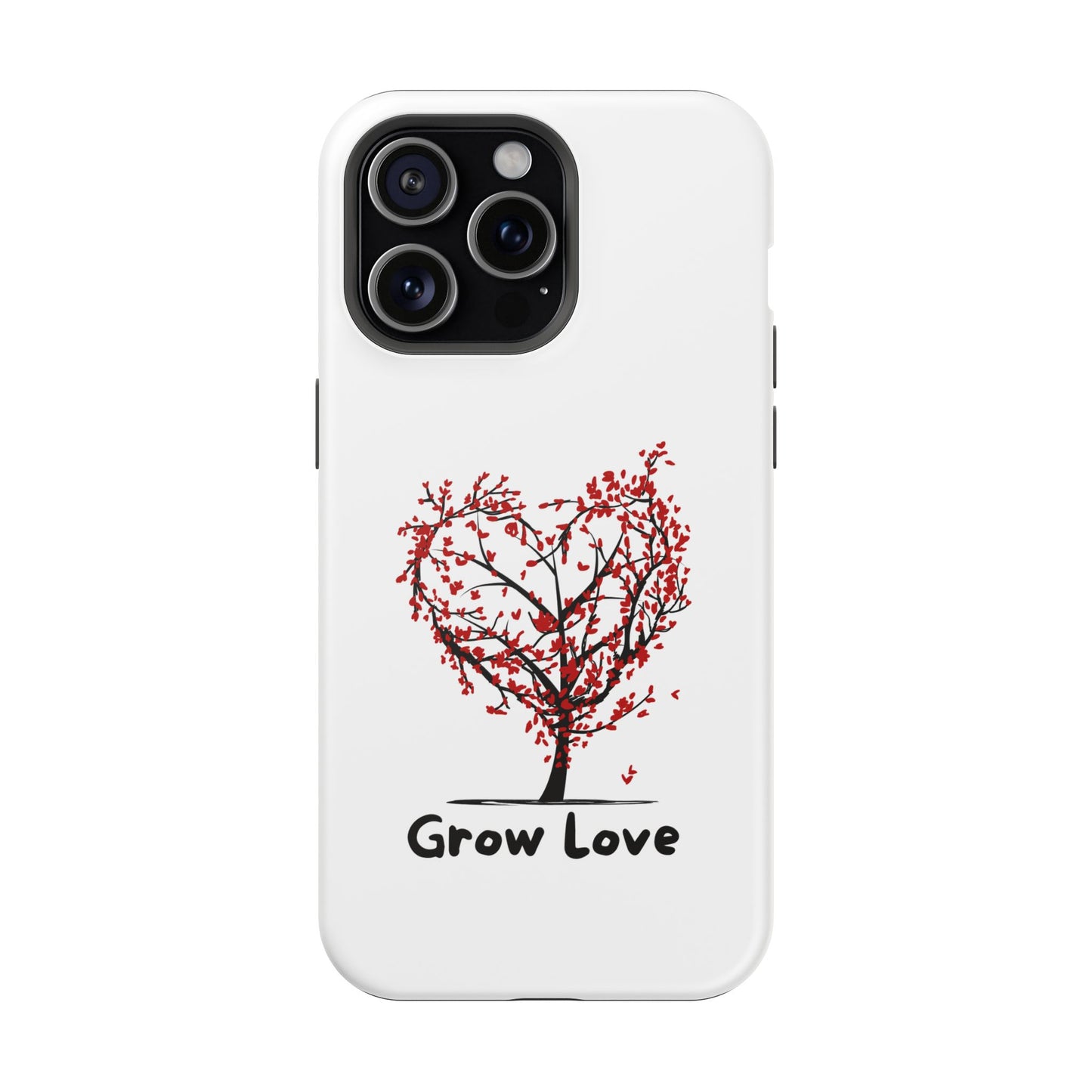 Grow Love Impact-Resistant Phone Case - Heart Tree Design