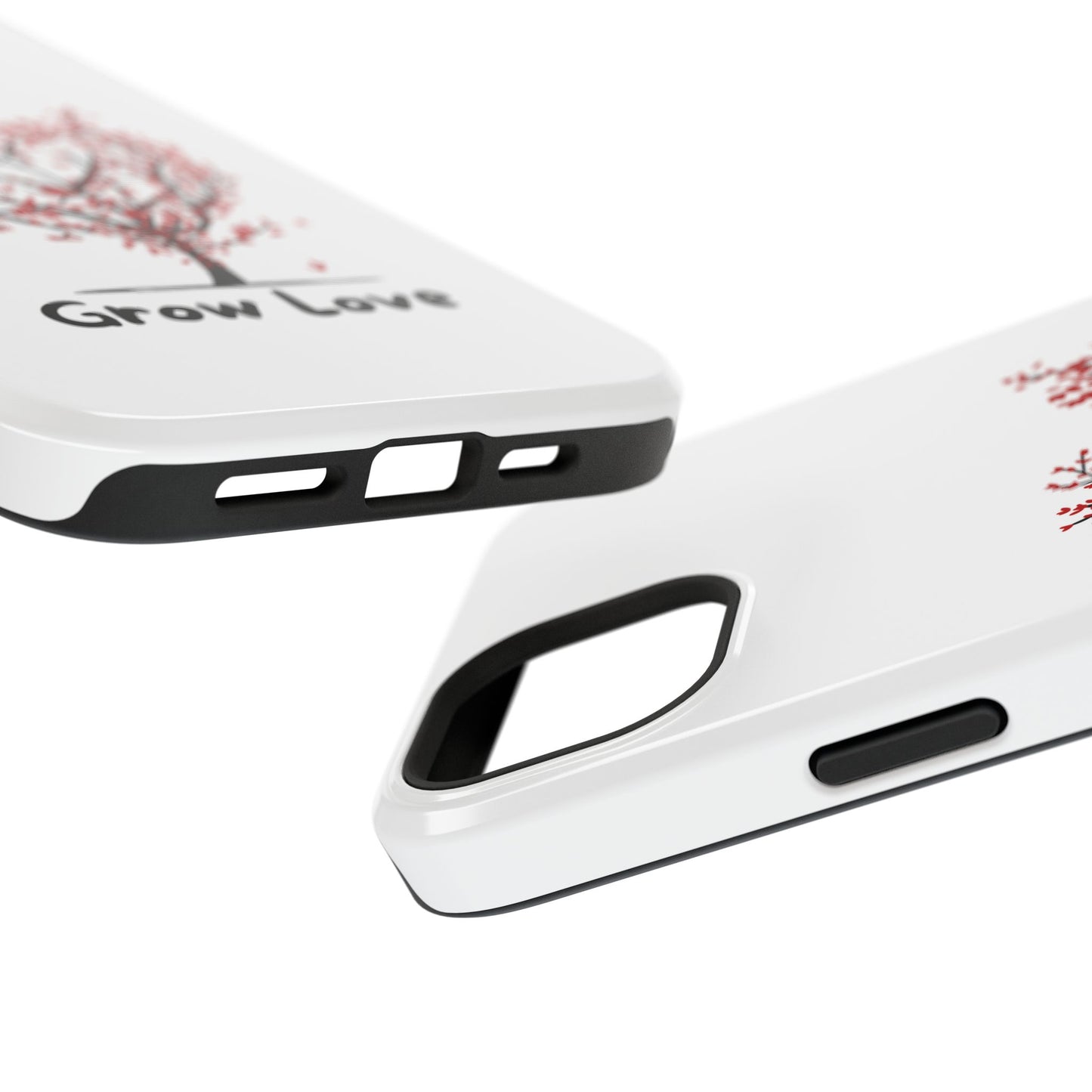 Grow Love Impact-Resistant Phone Case - Heart Tree Design