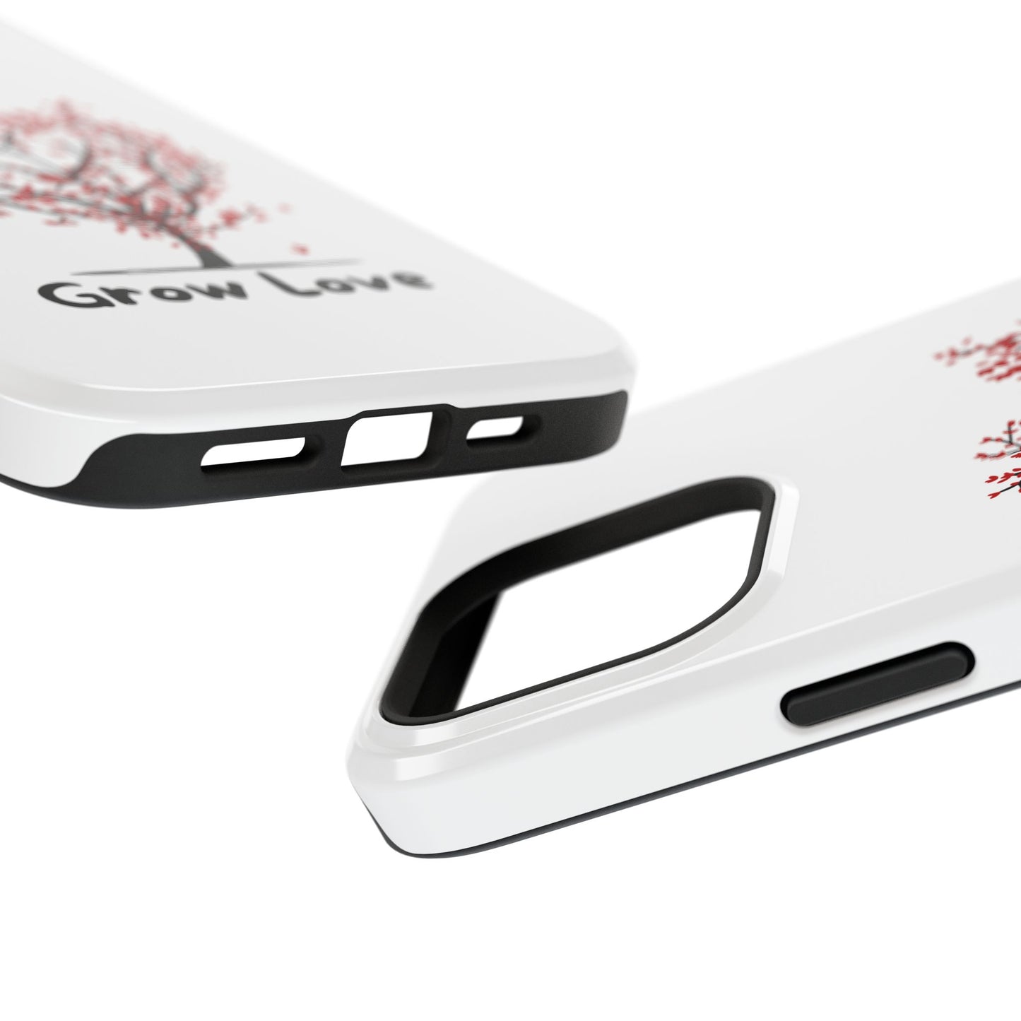 Grow Love Impact-Resistant Phone Case - Heart Tree Design