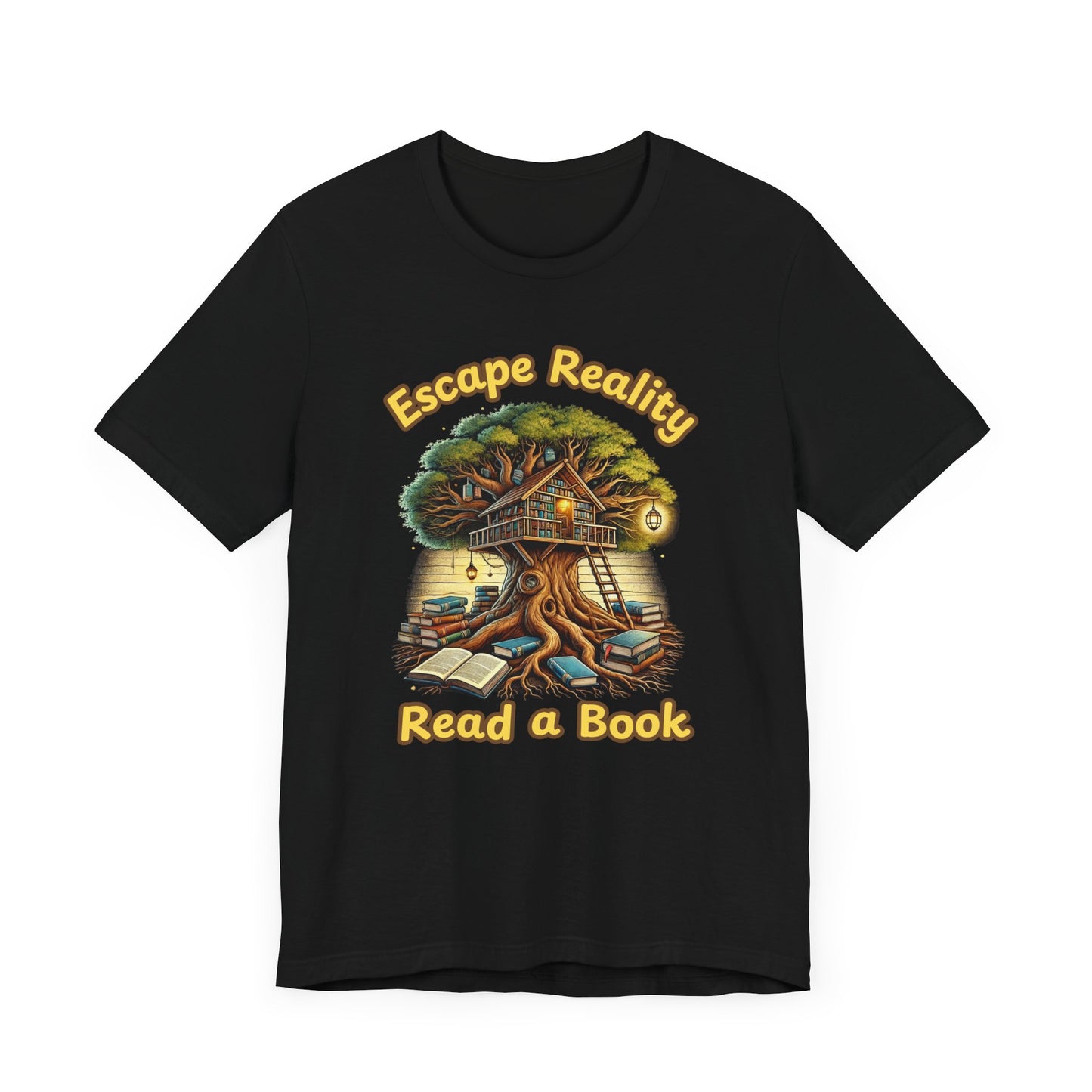 Book lover Unisex Tee - Escape Reality and read a book