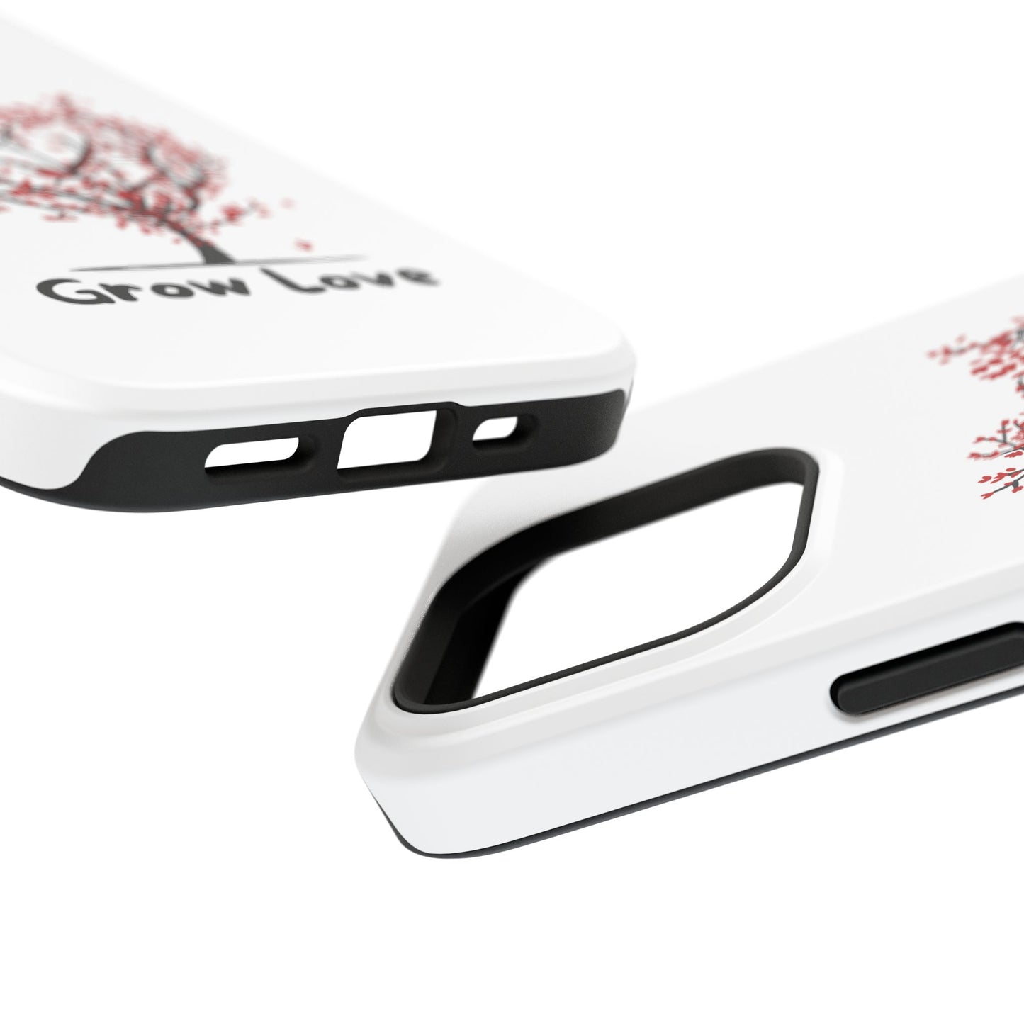 Grow Love Impact-Resistant Phone Case - Heart Tree Design