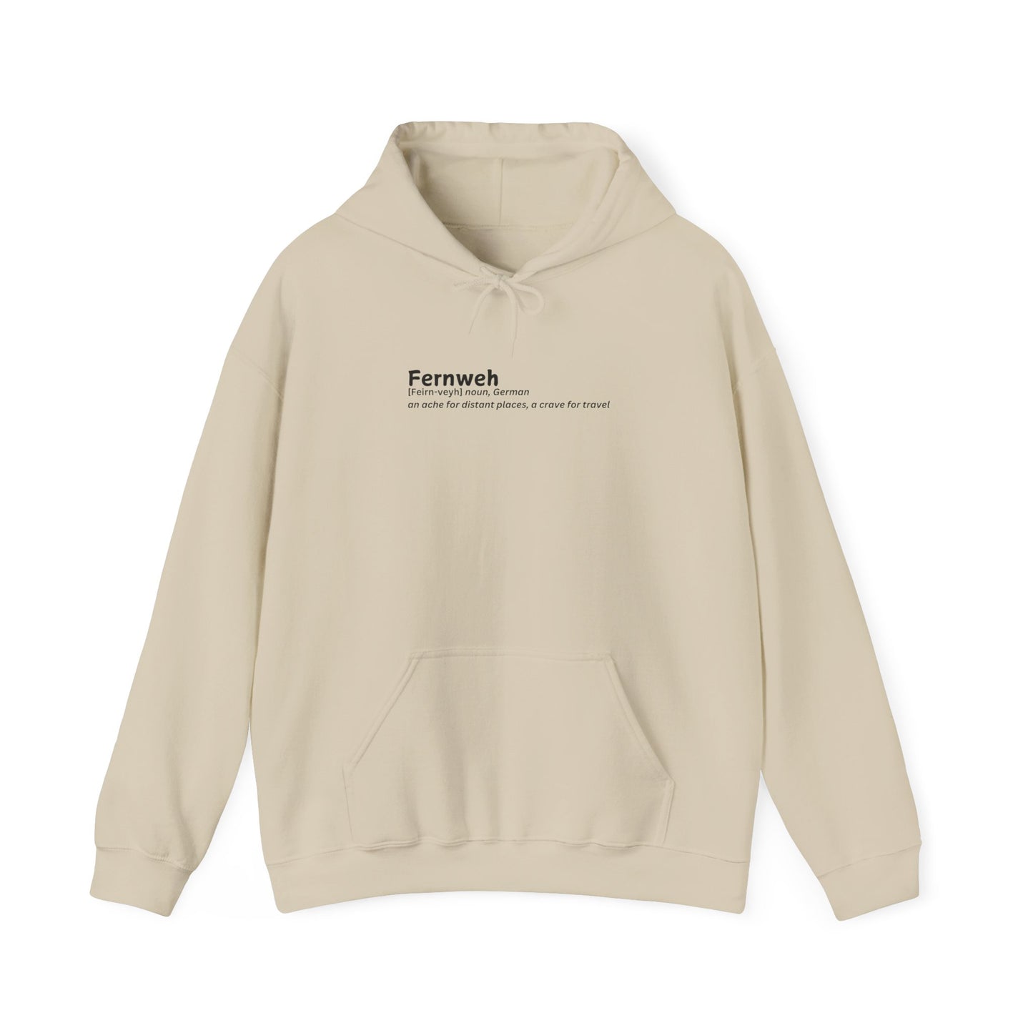 Fernweh Adventure Hoodie - Unisex Heavy Blend™ Sweatshirt for Travel Lovers