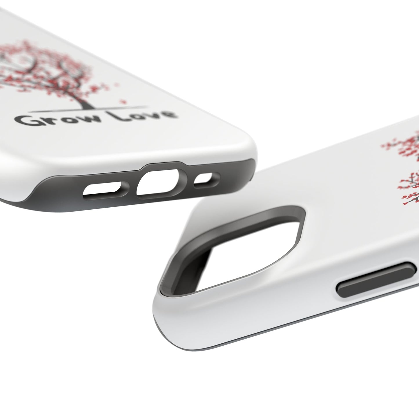 Grow Love Impact-Resistant Phone Case - Heart Tree Design