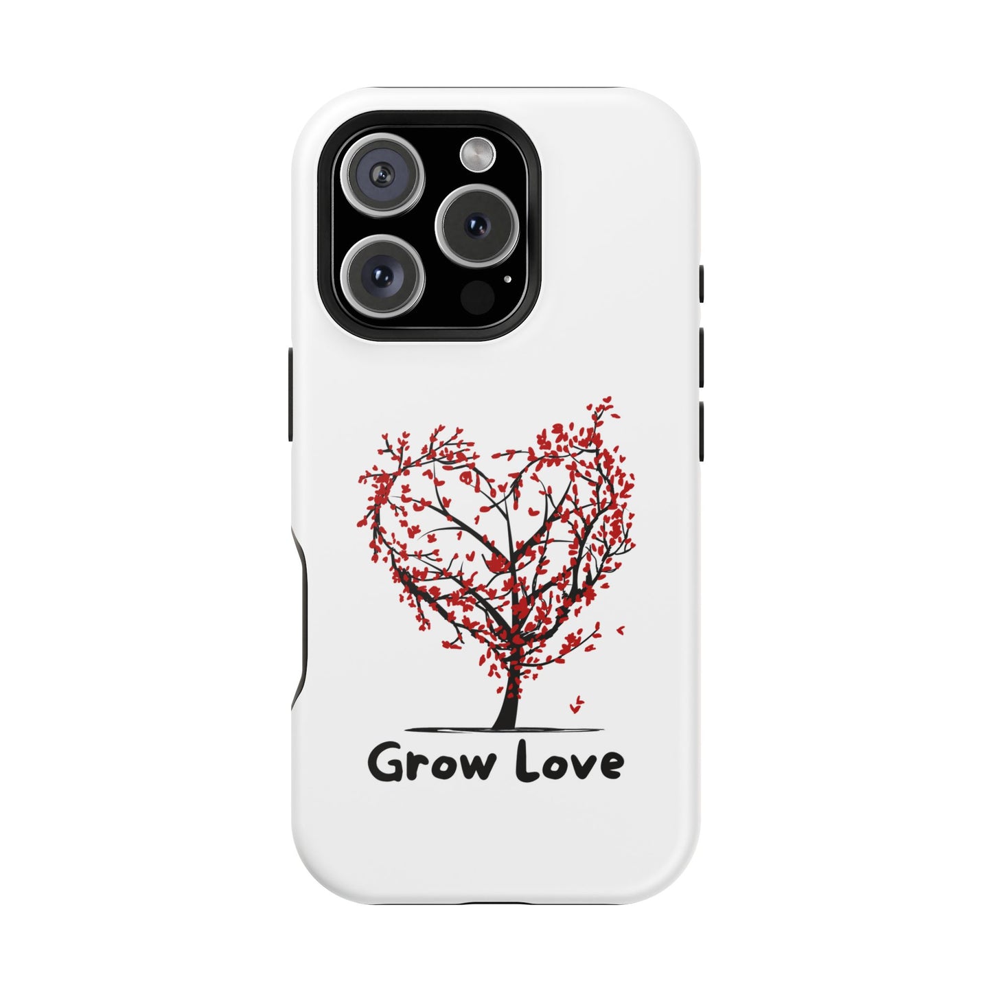 Grow Love Impact-Resistant Phone Case - Heart Tree Design