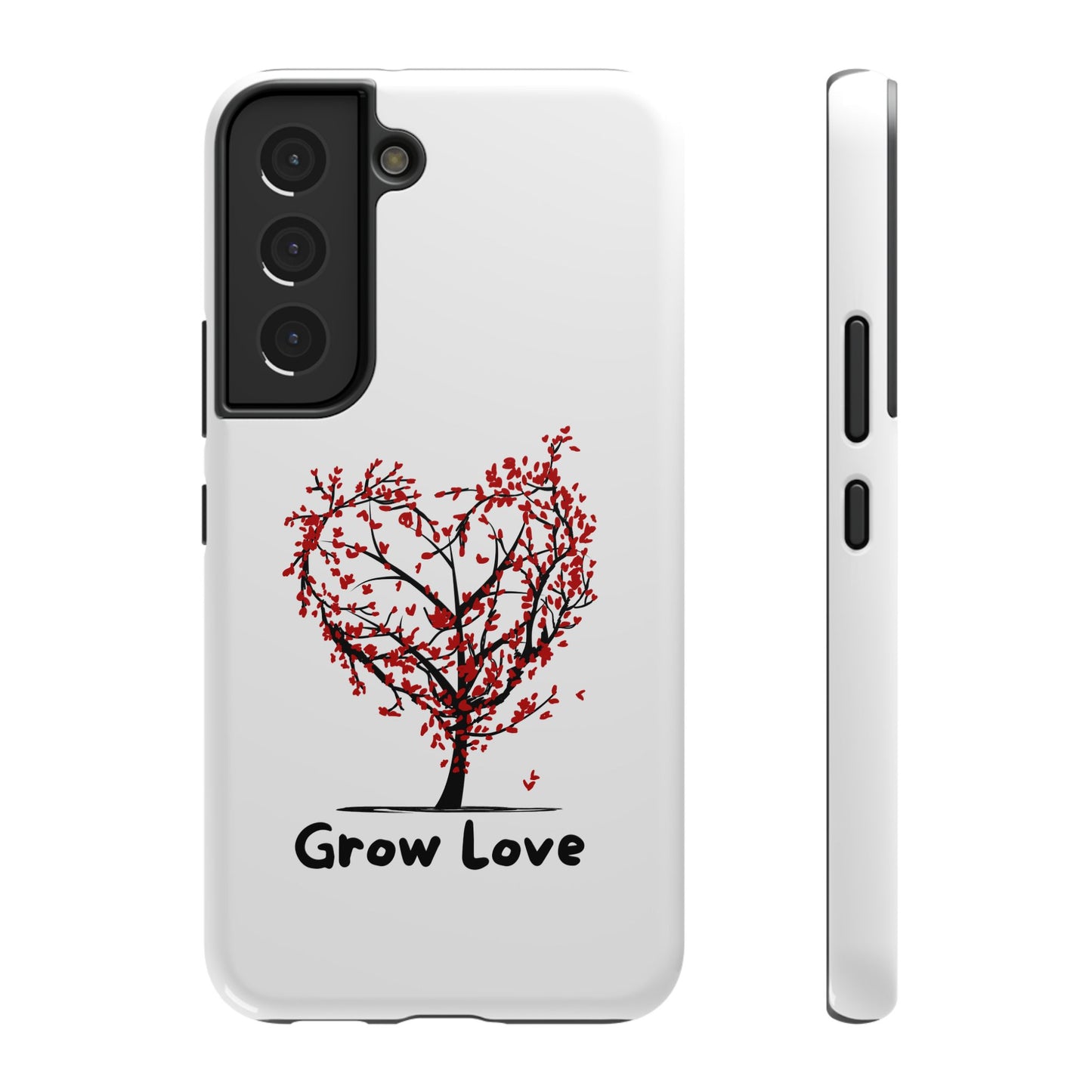 Grow Love Impact-Resistant Phone Case - Heart Tree Design