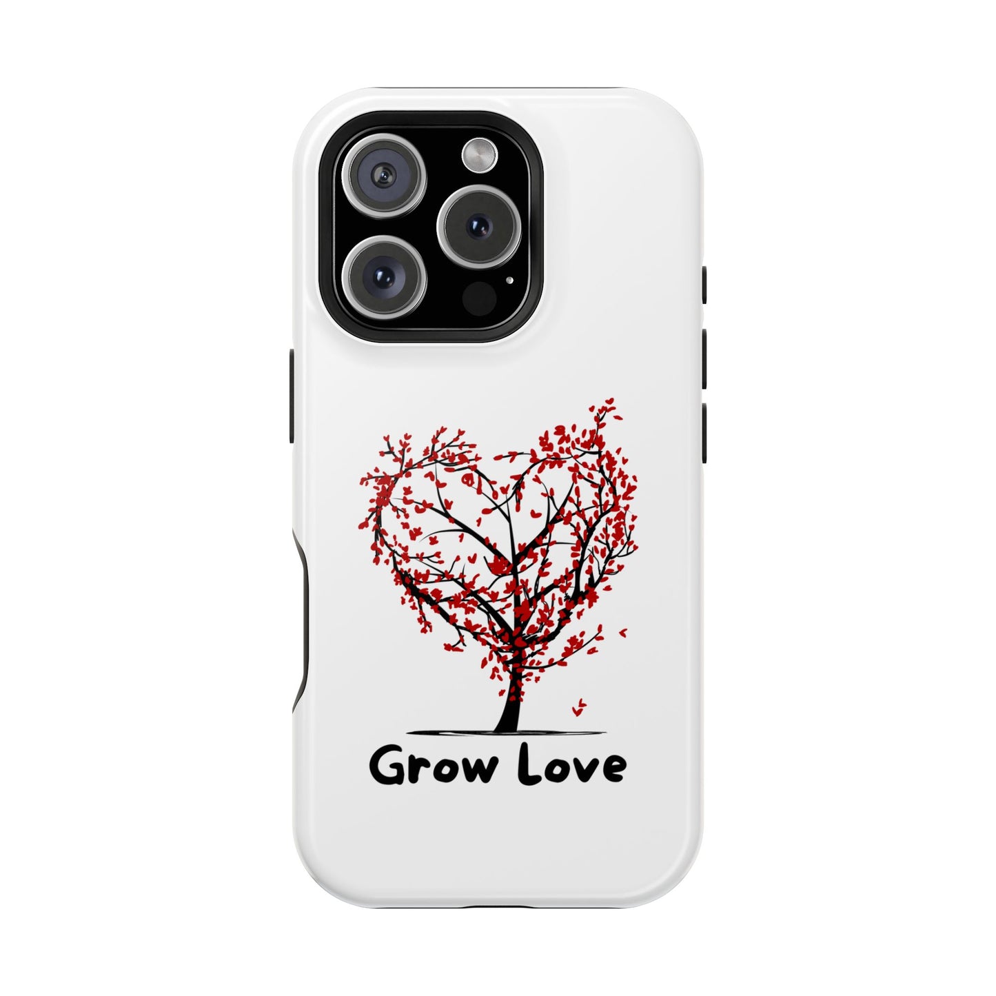 Grow Love Impact-Resistant Phone Case - Heart Tree Design