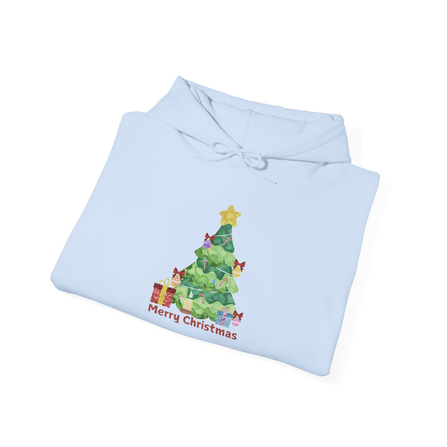 Merry Christmas Tree Hoodie - Unisex Heavy Blend™ Sweatshirt