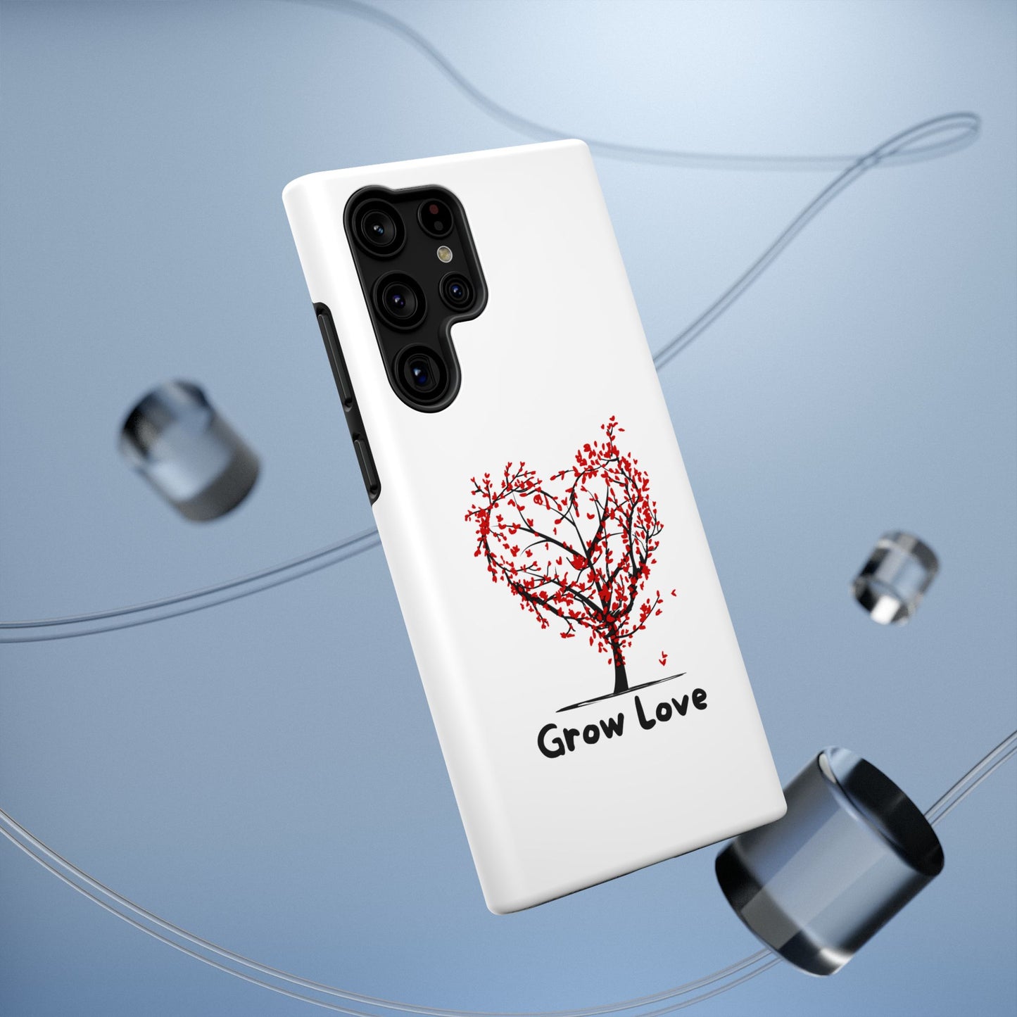 Grow Love Impact-Resistant Phone Case - Heart Tree Design