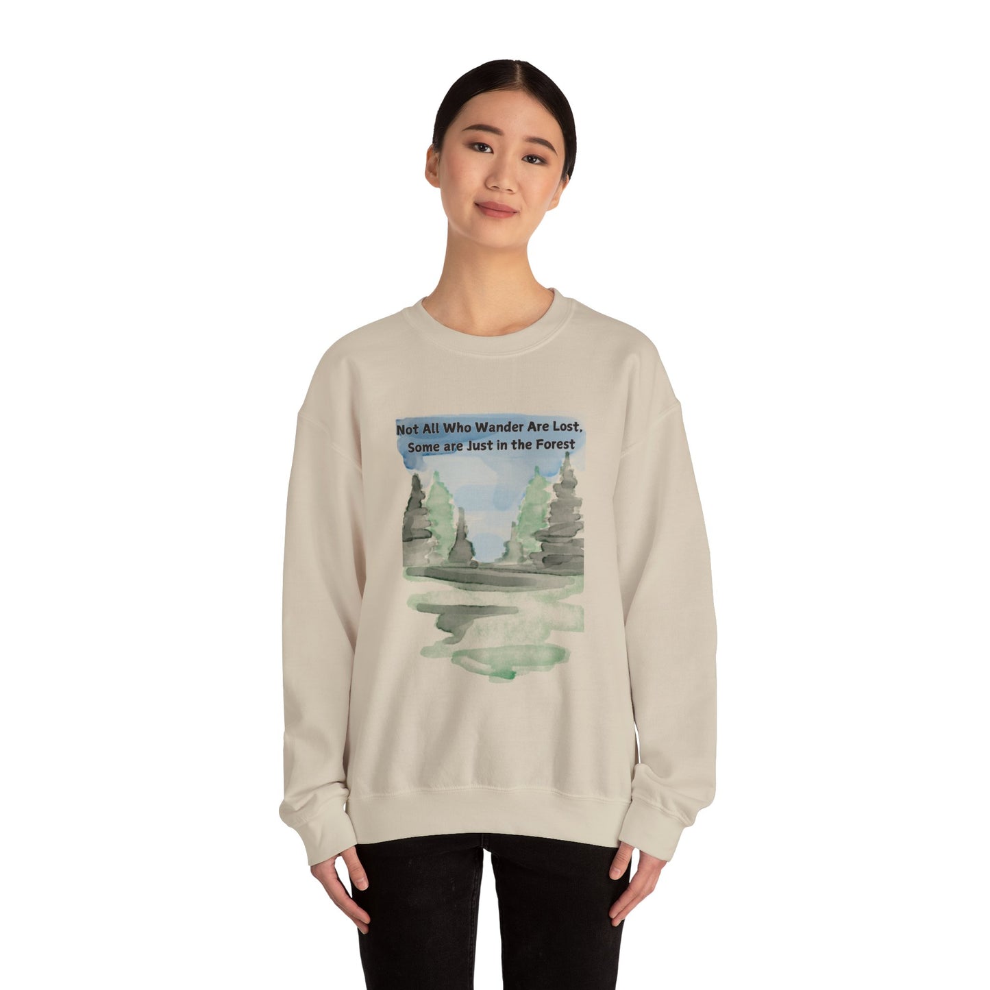Wanderlust Sweatshirt - Not all who wander are lost
