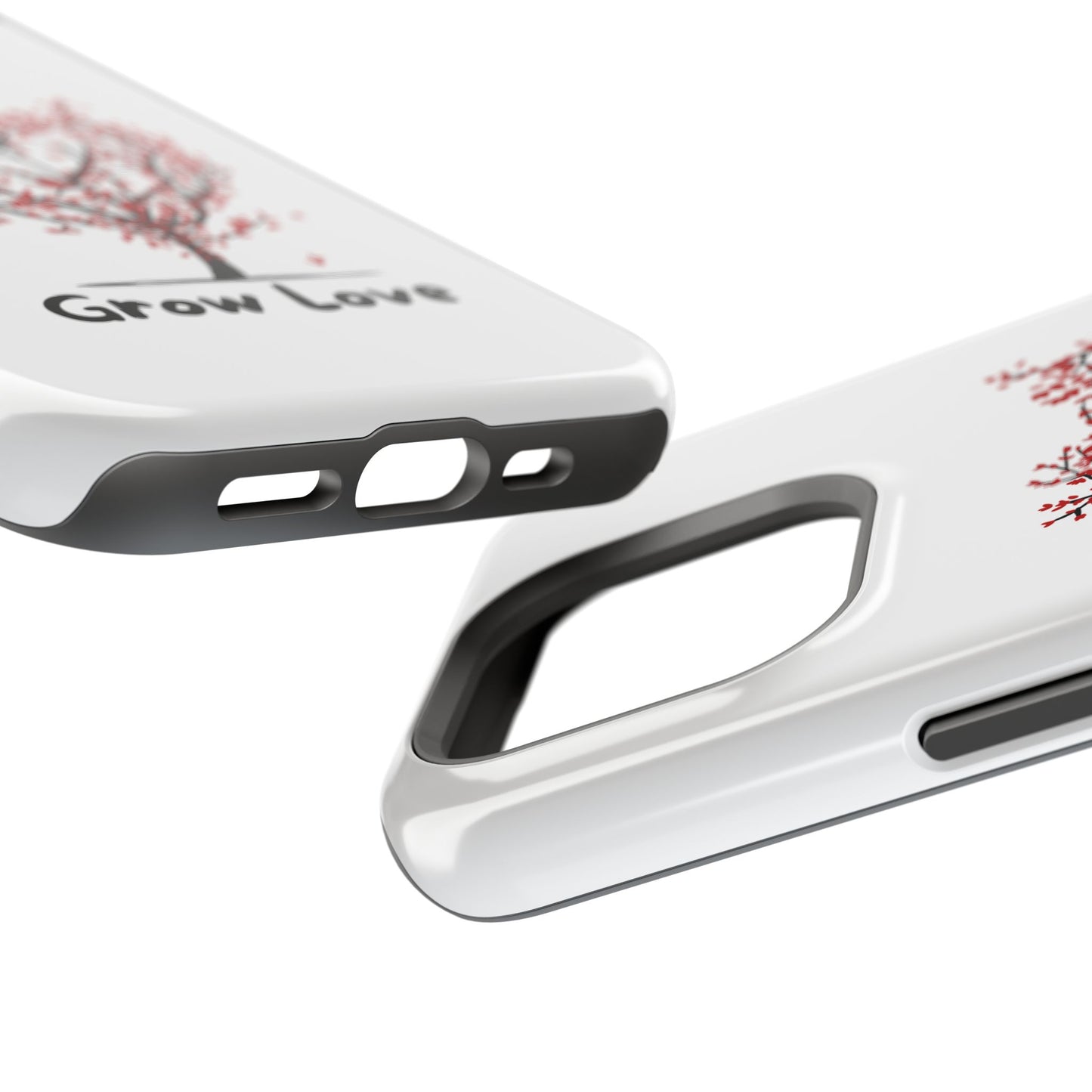 Grow Love Impact-Resistant Phone Case - Heart Tree Design