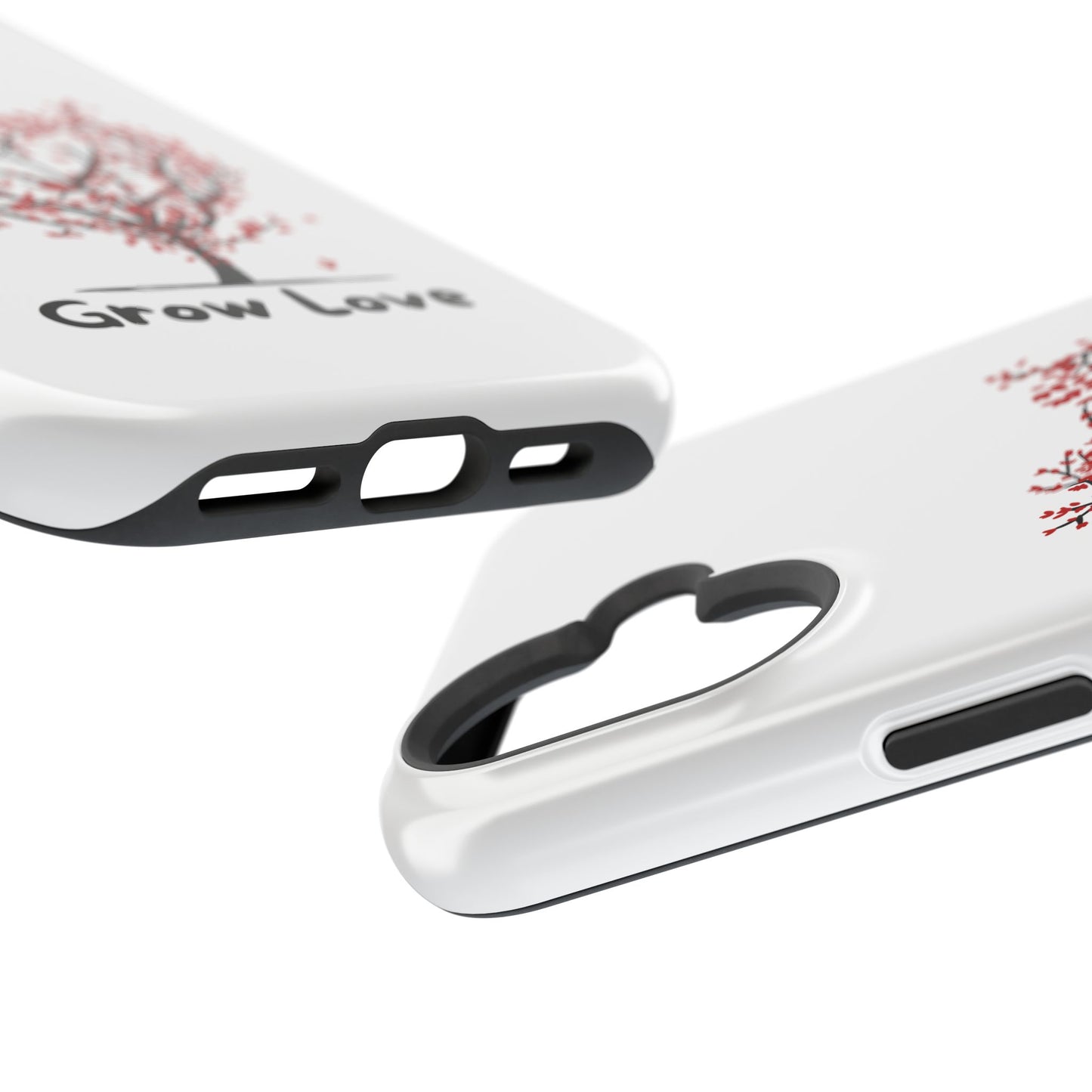 Grow Love Impact-Resistant Phone Case - Heart Tree Design