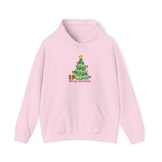 Merry Christmas Tree Hoodie - Unisex Heavy Blend™ Sweatshirt