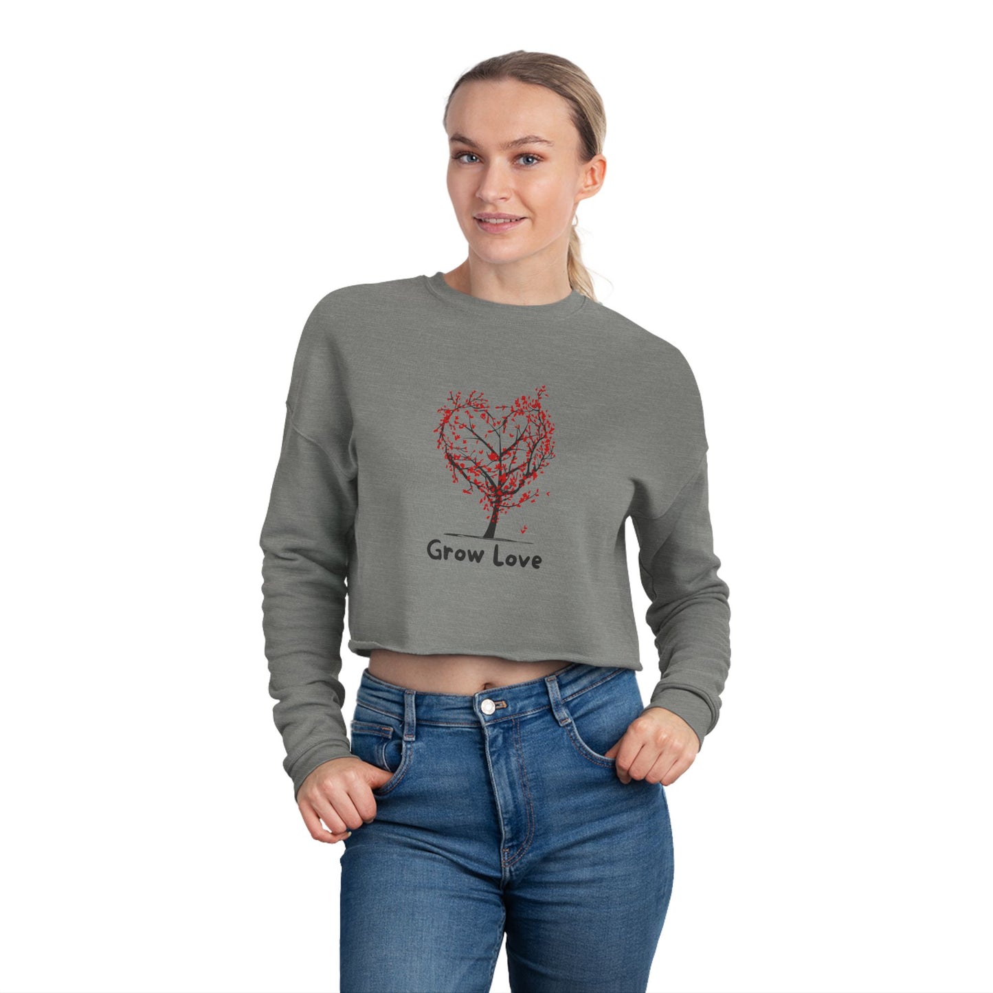 Grow Love Cropped Sweatshirt