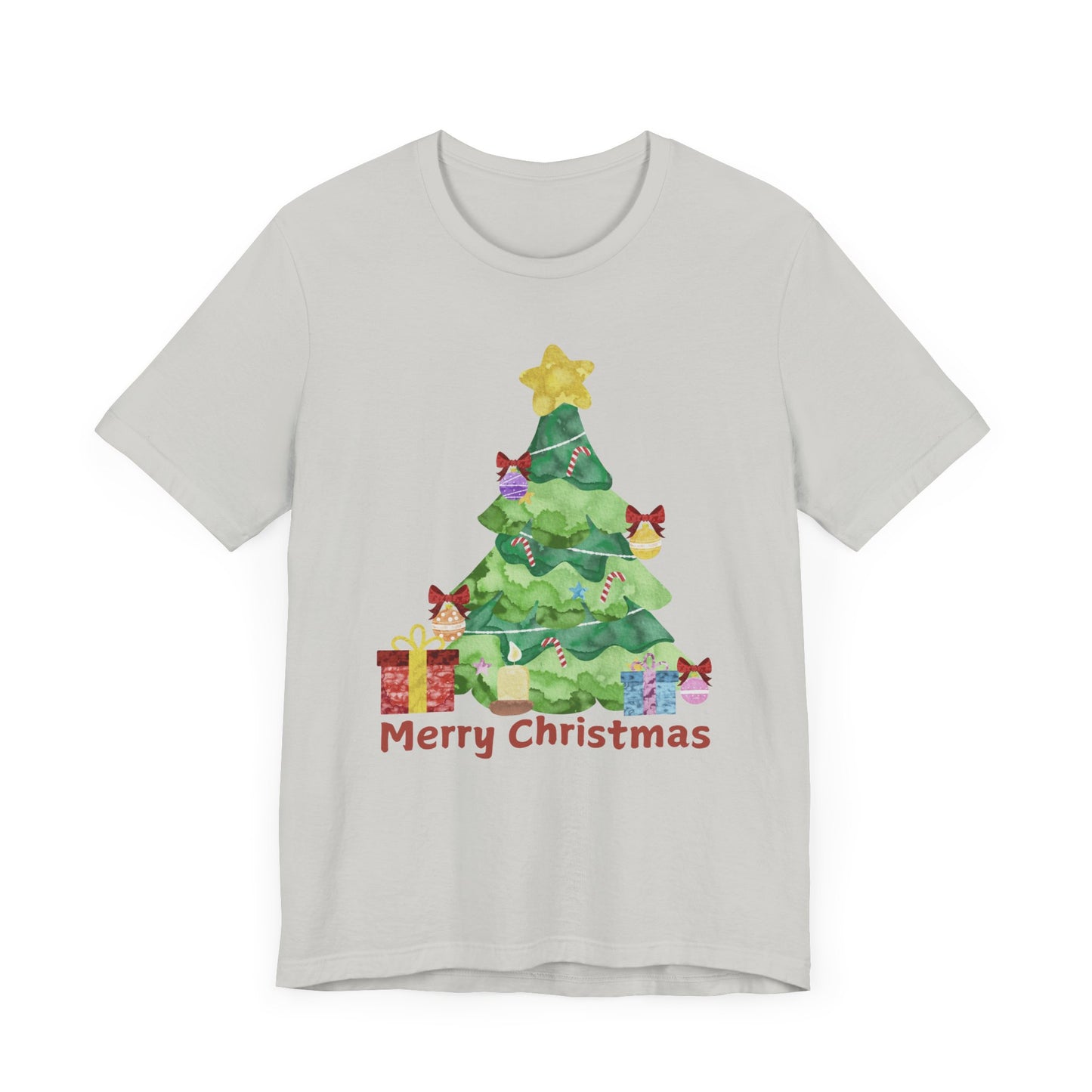 Merry Christmas Unisex Jersey Short Sleeve Tee - Festive Holiday Shirt