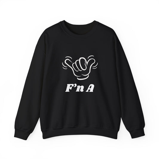 Fn A Unisex Heavy Blend Crewneck Sweatshirt - Casual Comfort & Fun Vibes