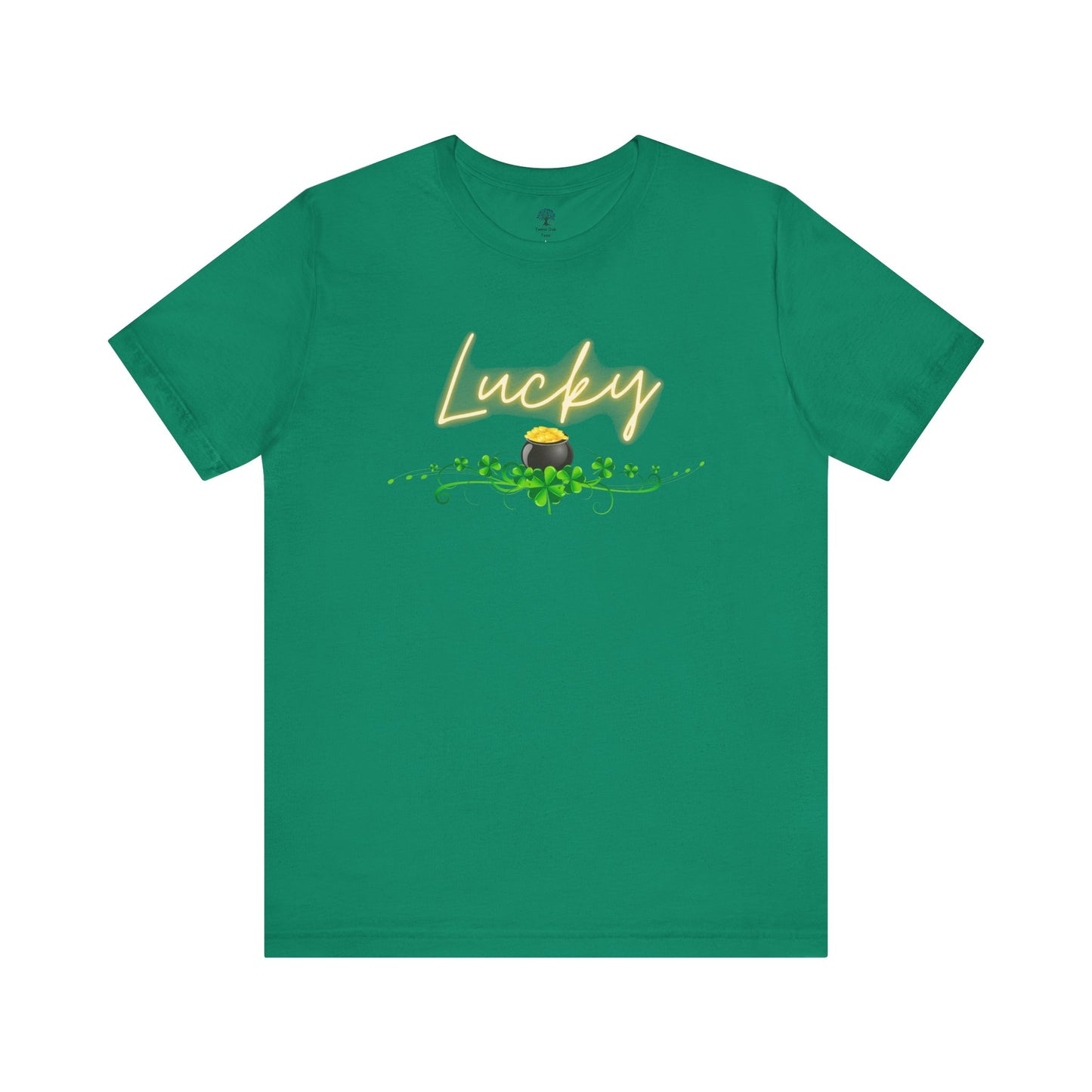 Lucky Clover Unisex Jersey Tee - St. Patrick's Day Inspired Top