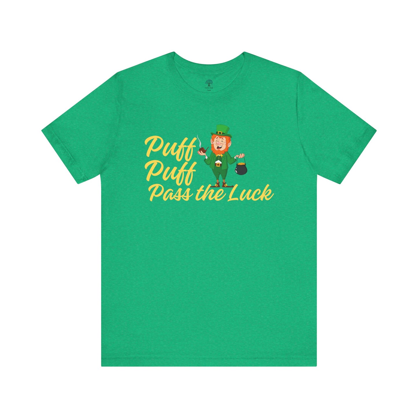 St. Patrick's Day Unisex Tee - "Puff Puff Pass the Luck"